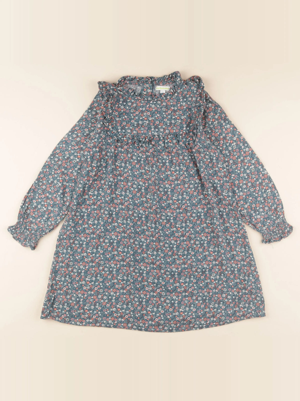 Vertbaudet - robe multicolore - 8 ans