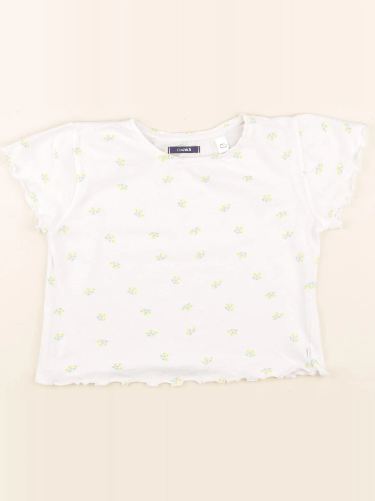 Okaidi - tee-shirt blanc - 5 ans