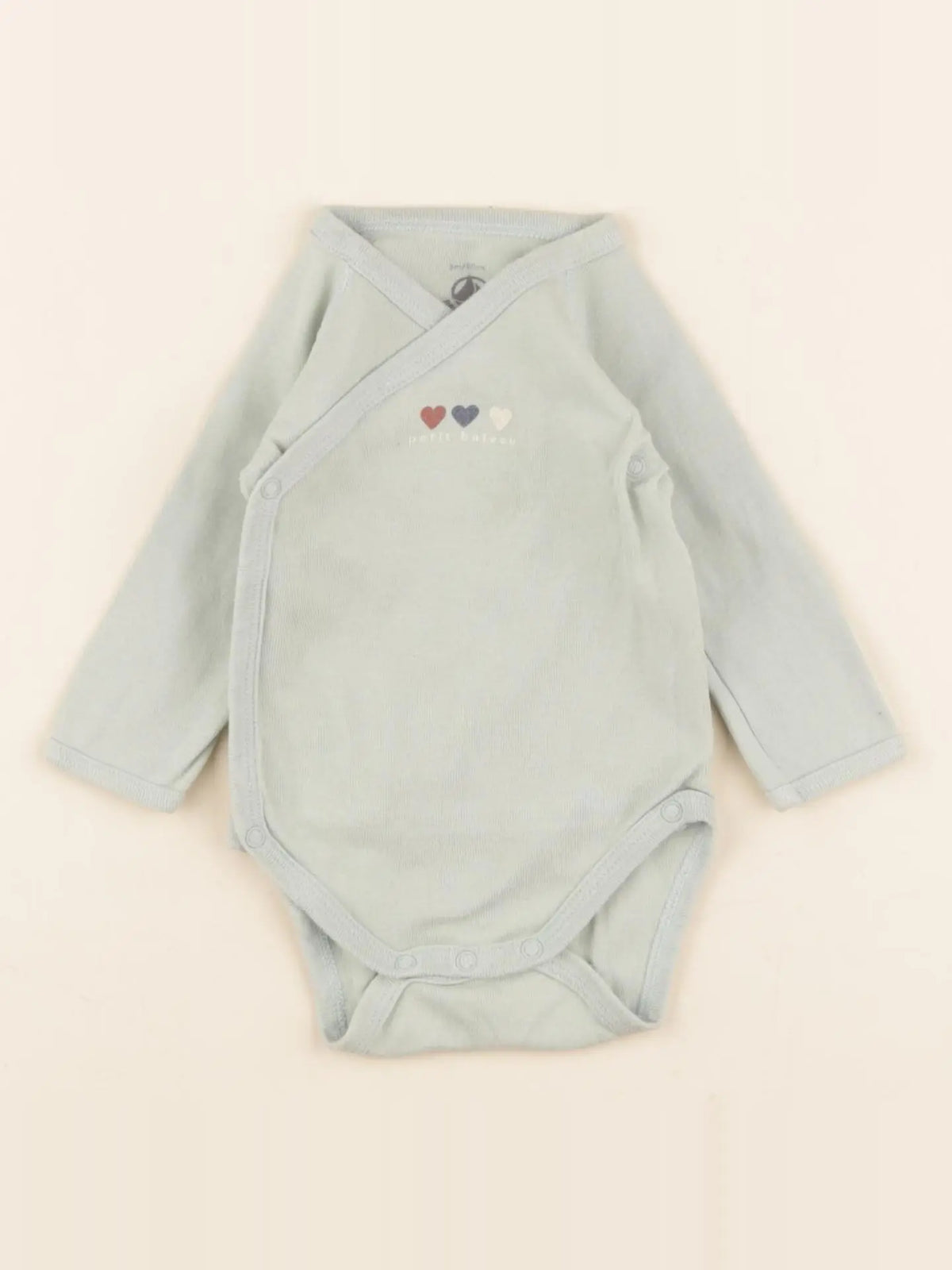Petit Bateau - body vert - 3 mois