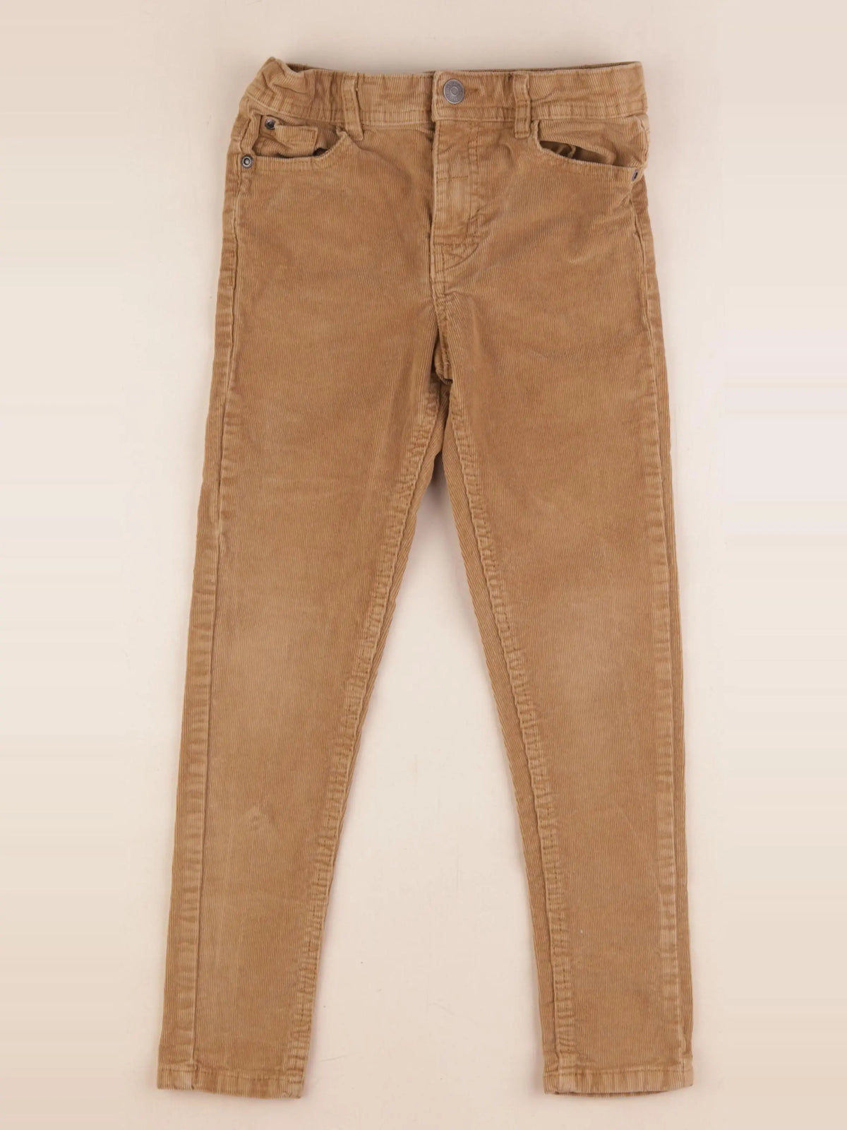 Vertbaudet - pantalon marron - 7 ans