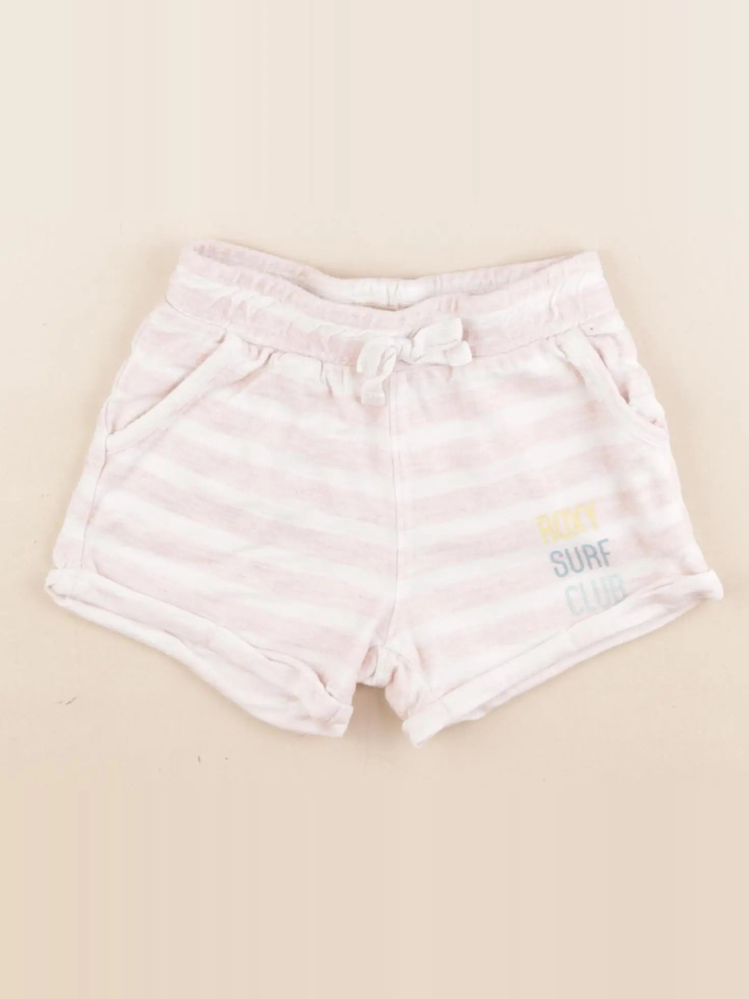 Roxy - short rose, blanc - 4 ans