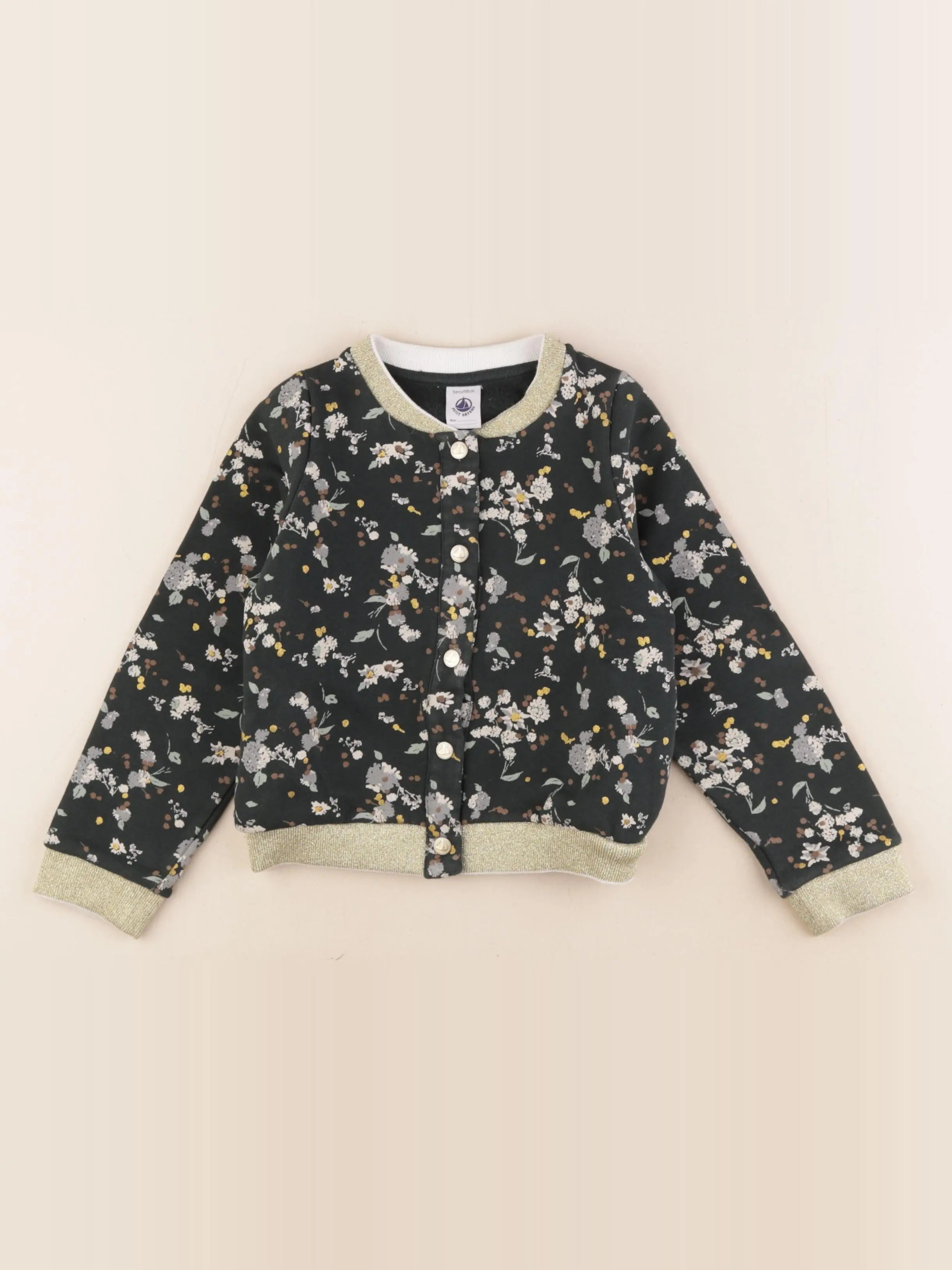 Petit Bateau - veste vert - 5 ans