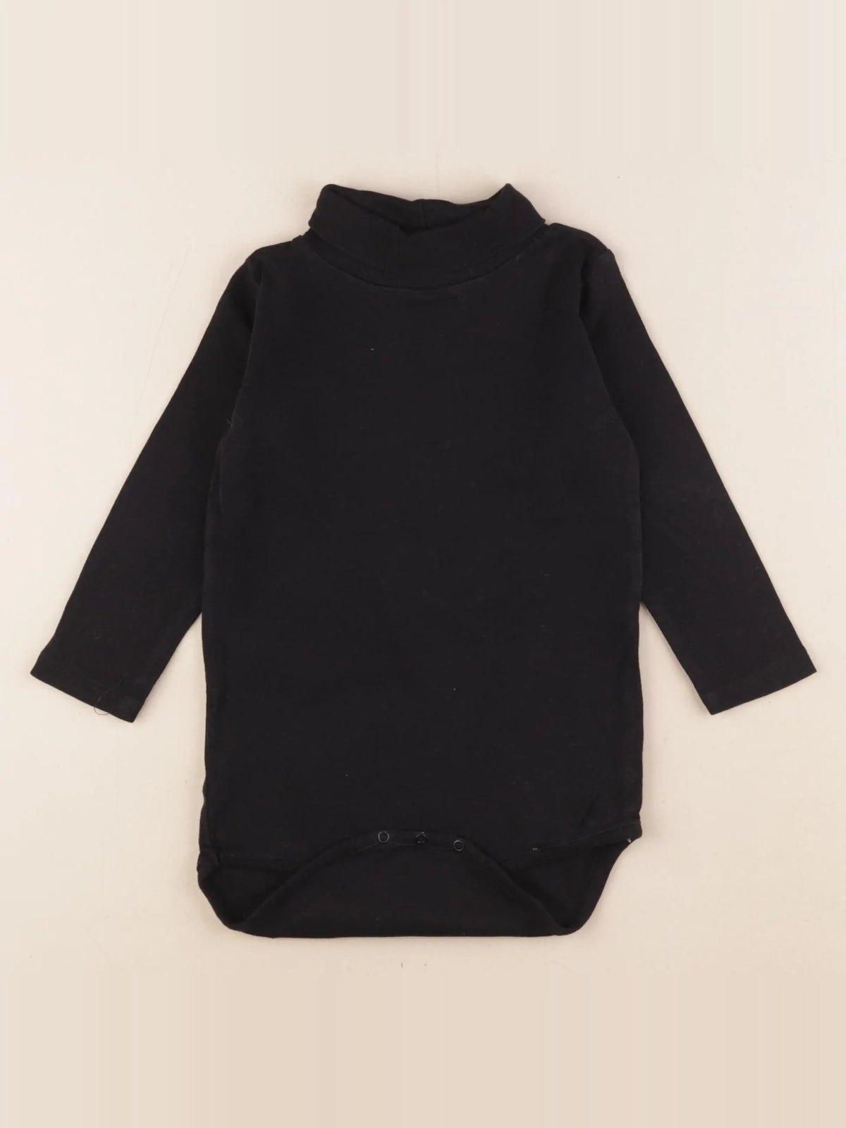 Bonpoint - body à col noir - 2 ans