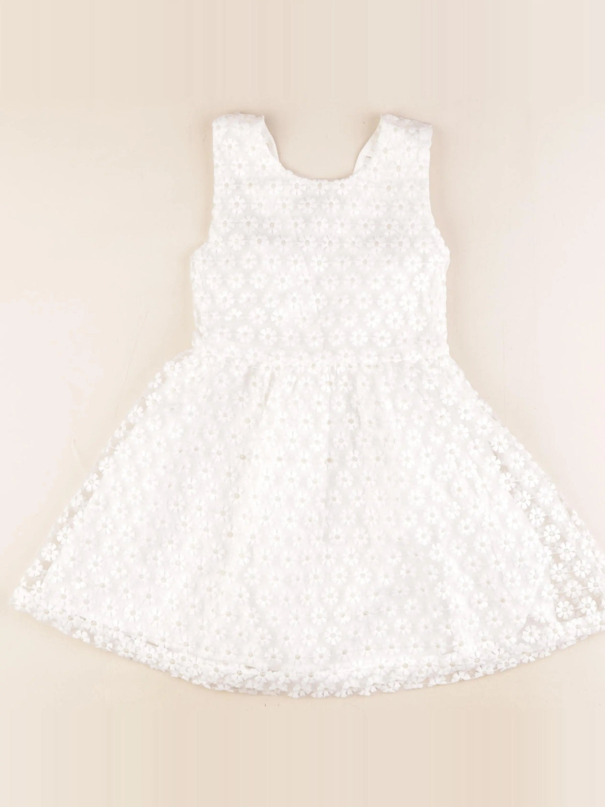 Vertbaudet - robe blanc - 6 ans