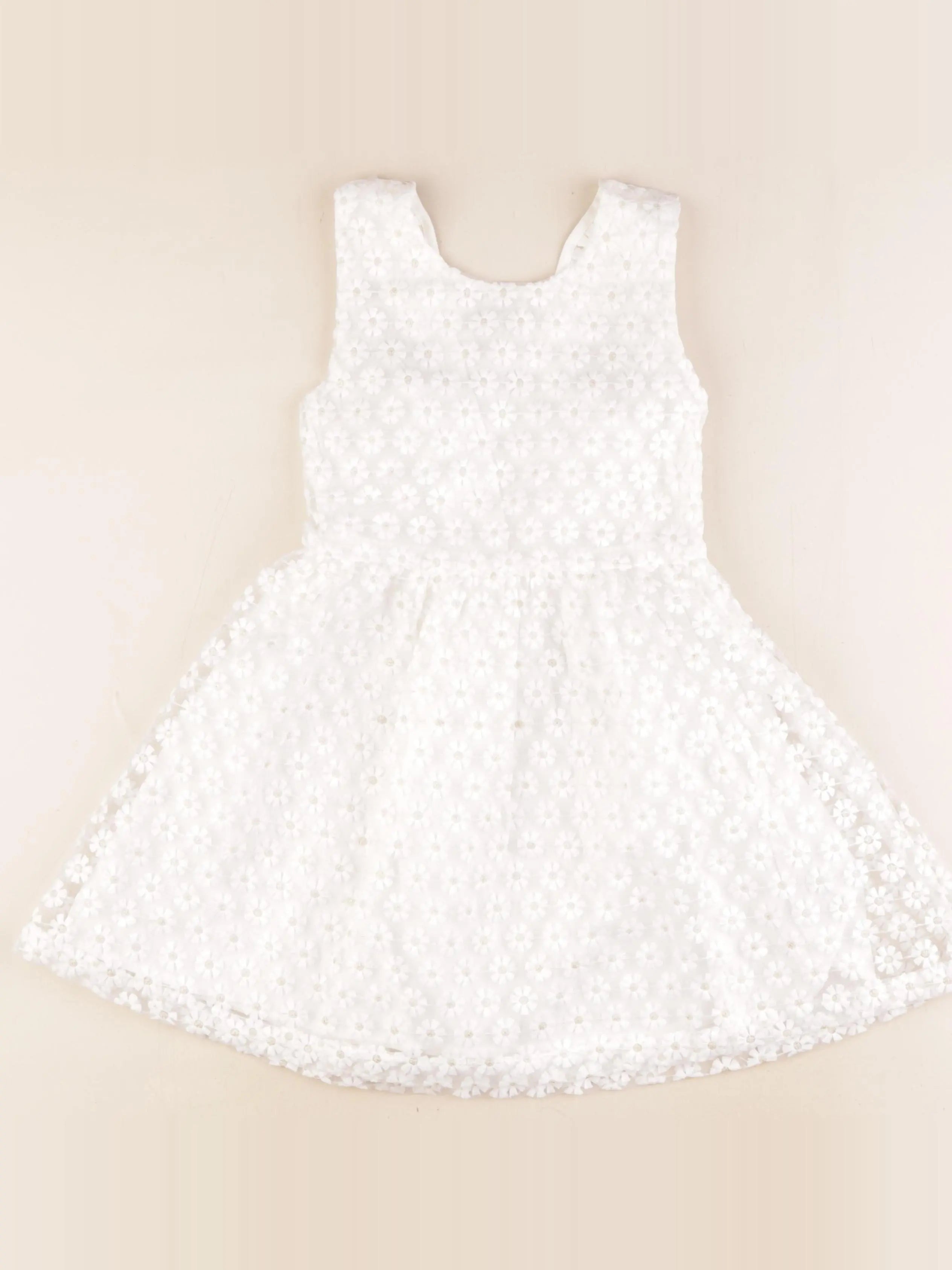 Vertbaudet - robe blanc - 6 ans