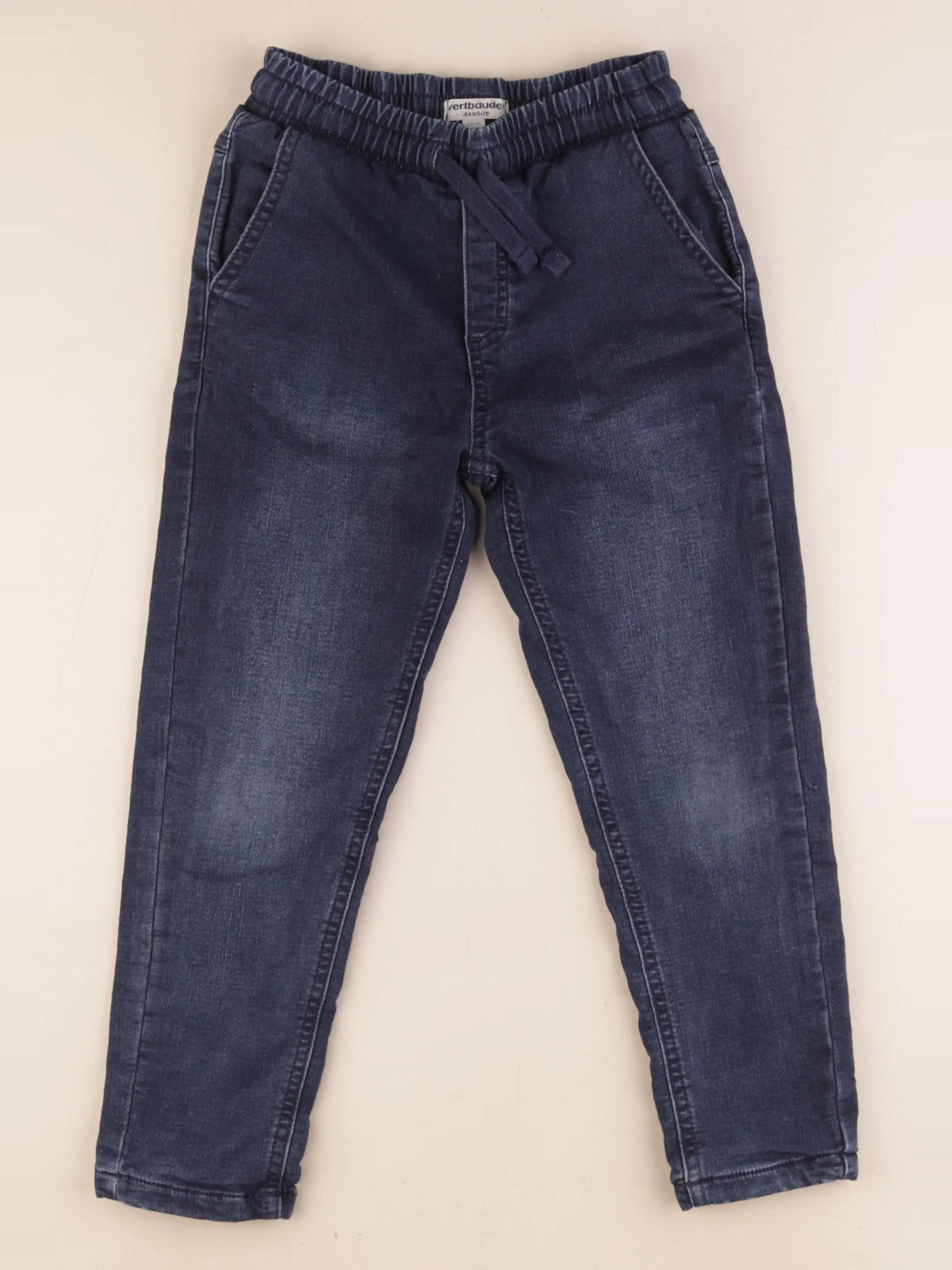 Vertbaudet - jean doublé bleu - 6 ans