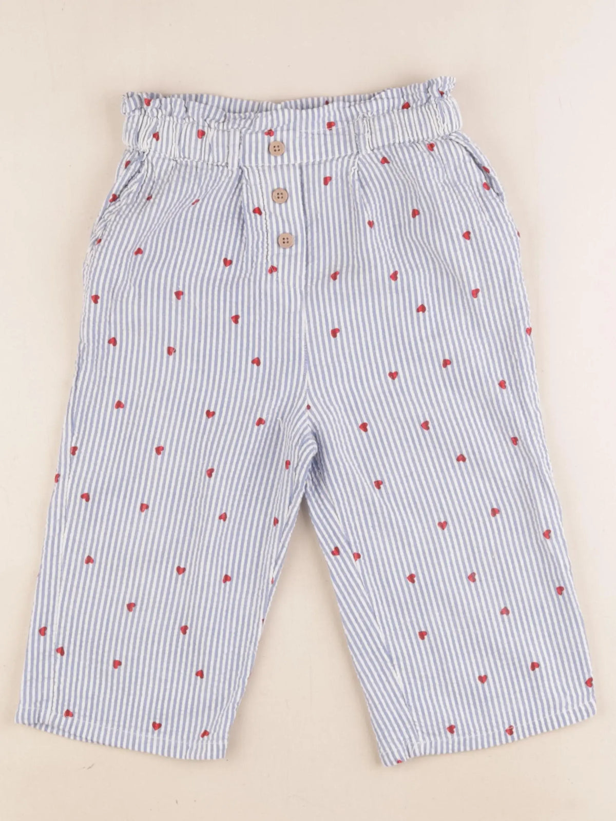 Vertbaudet - pantalon bleu - 6 ans