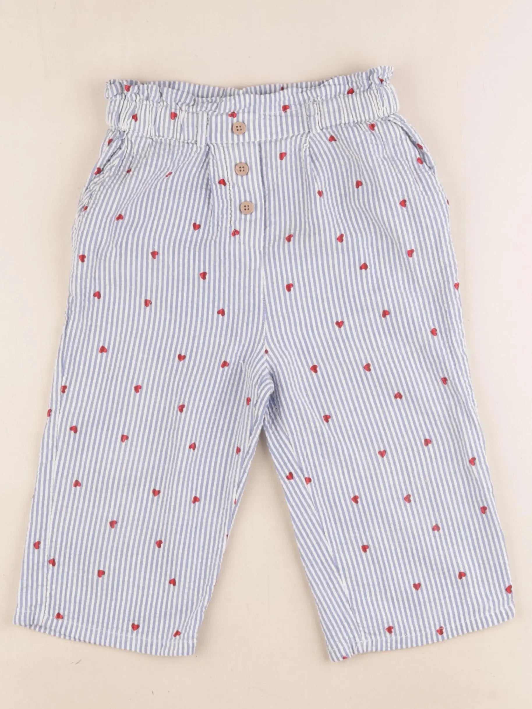 Vertbaudet - pantalon bleu - 6 ans