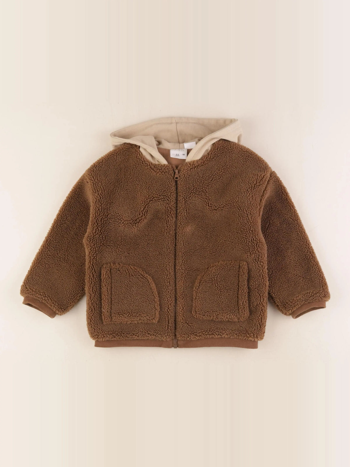 Zara - veste marron - 2/3 ans