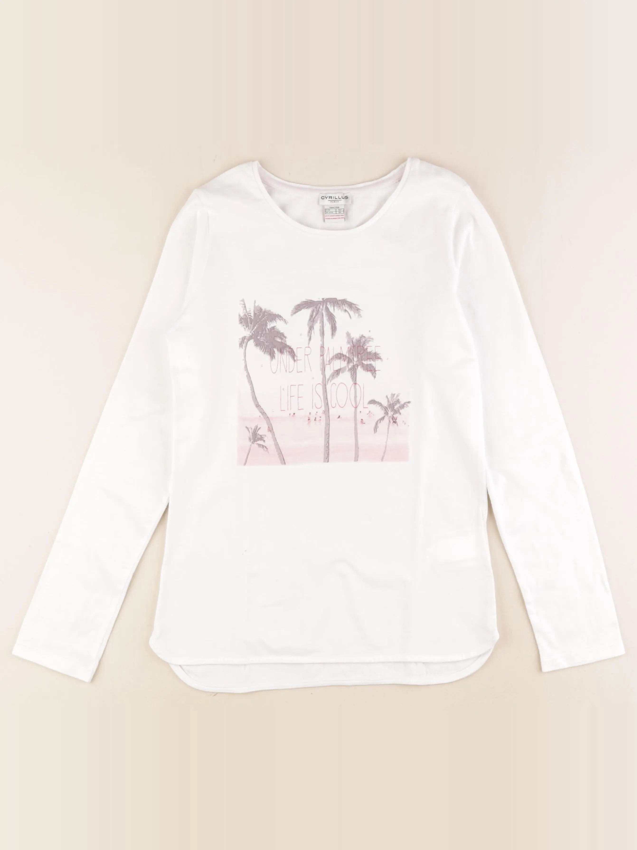 Cyrillus - tee-shirt blanc - 12 ans