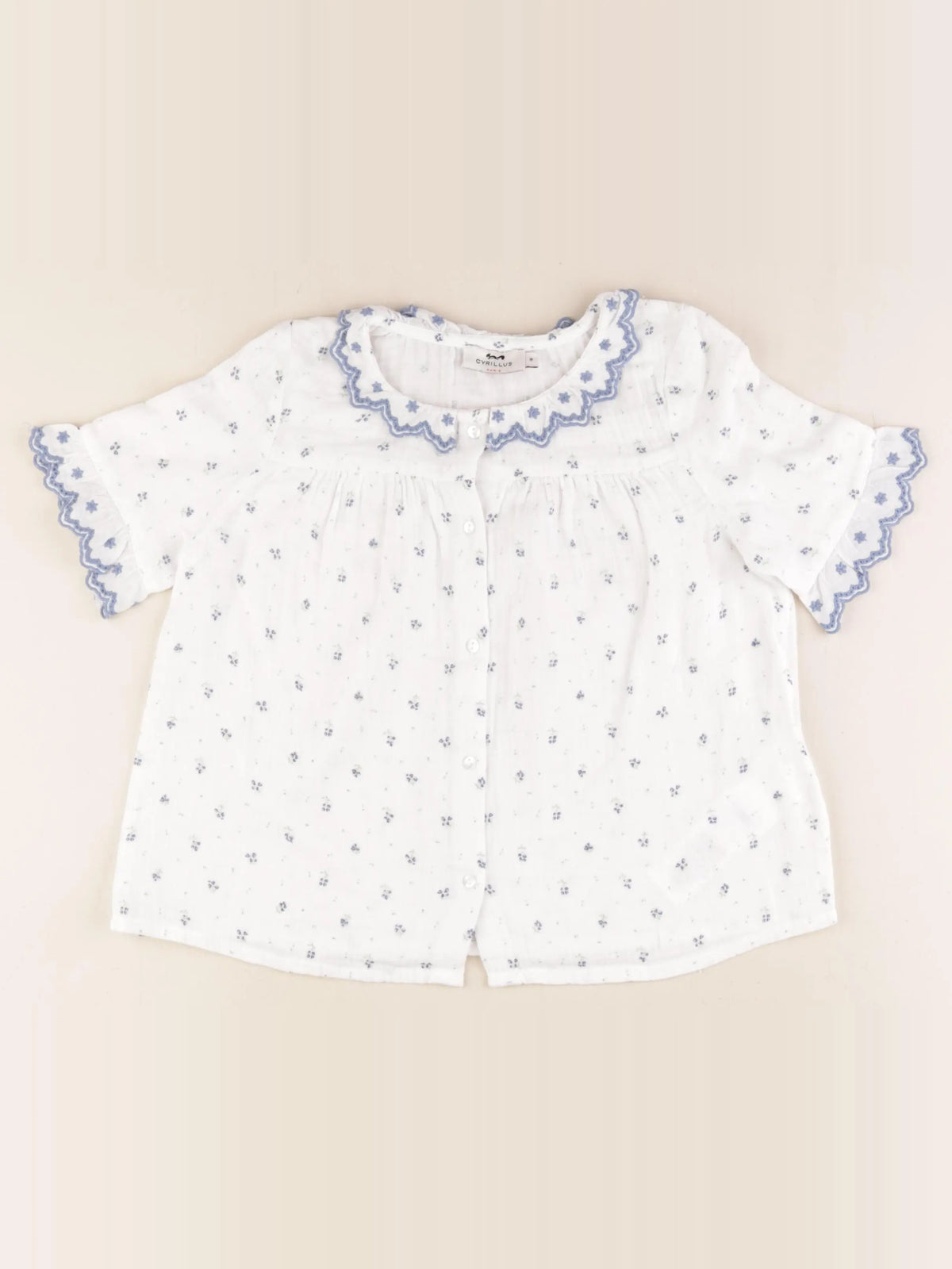 Cyrillus - blouse coton multicolore - 8 ans