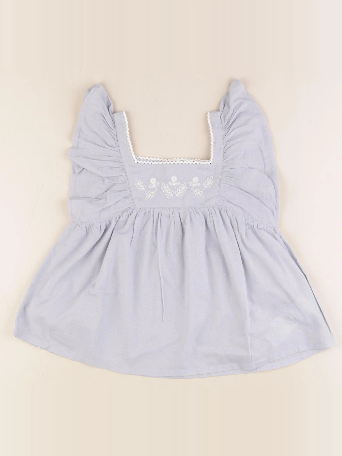 Cyrillus - blouse bleu - 8 ans