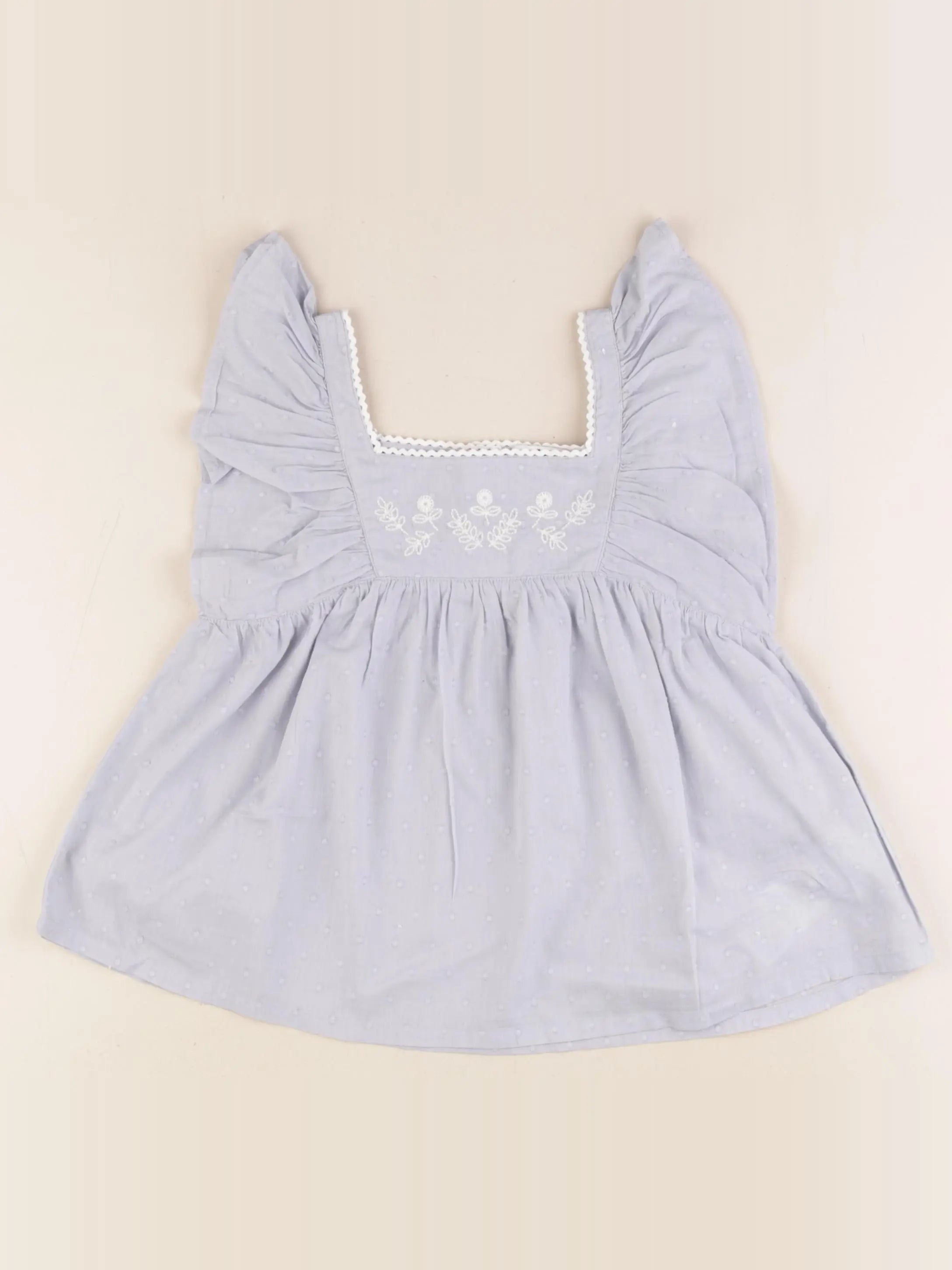 Cyrillus - blouse bleu - 8 ans