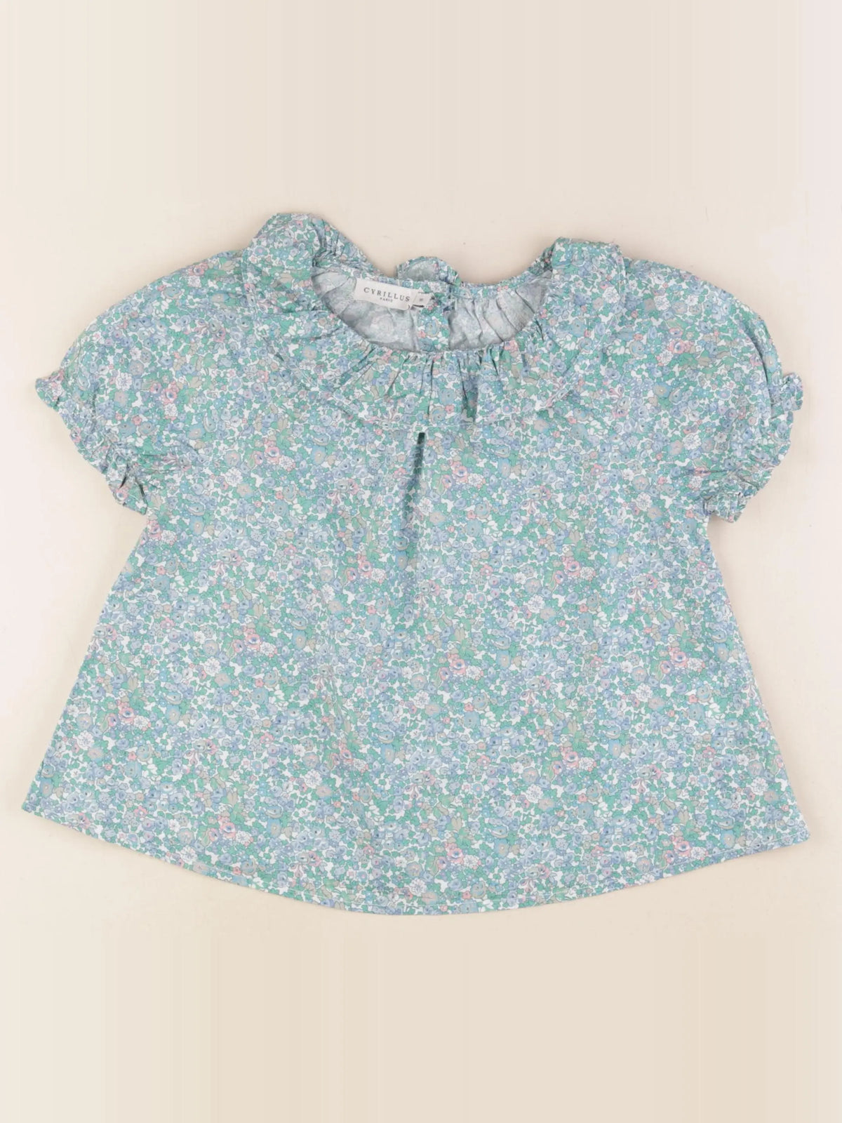 Cyrillus - blouse multicolore - 8 ans