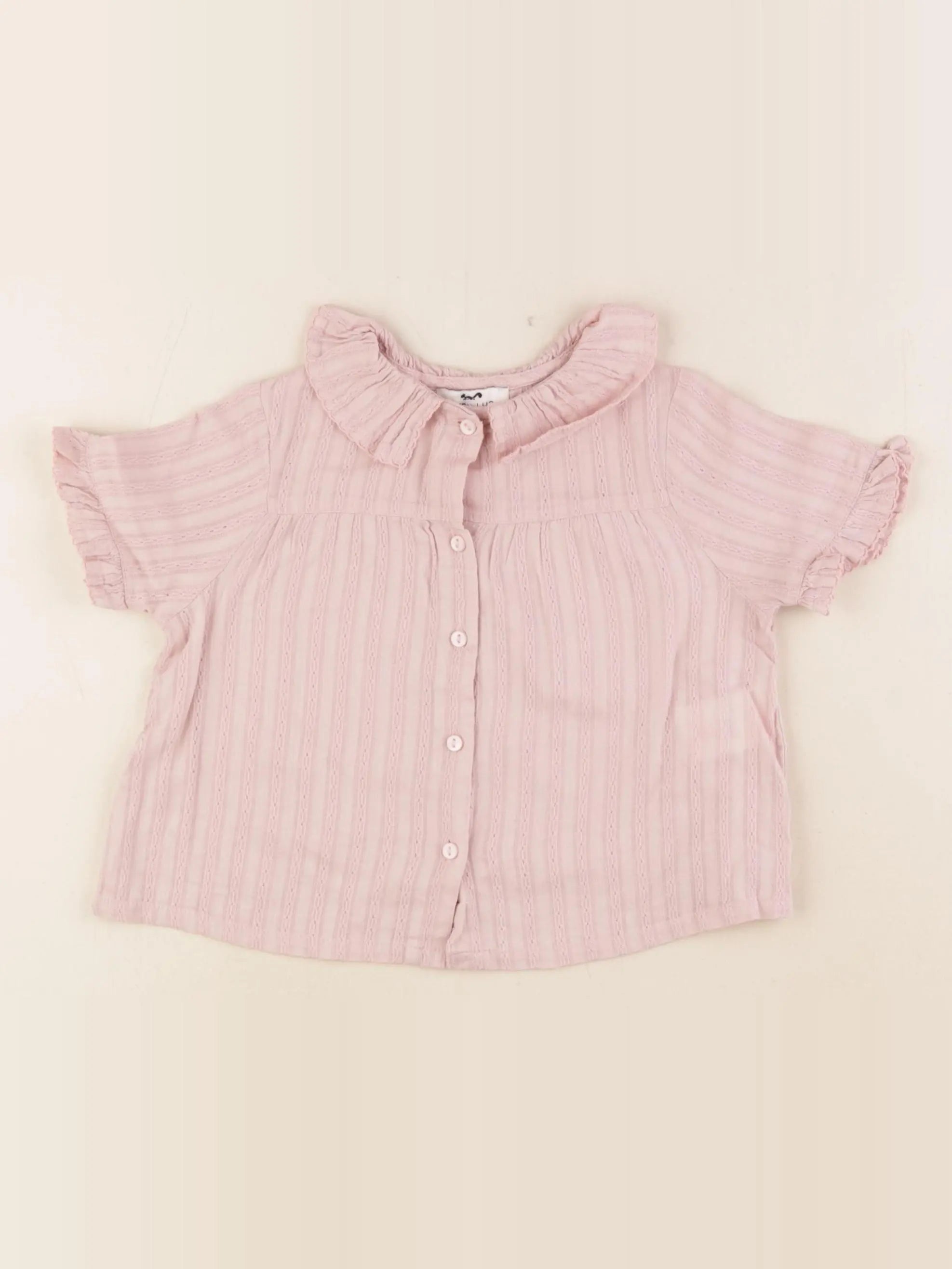 Cyrillus - blouse rose - 3 ans