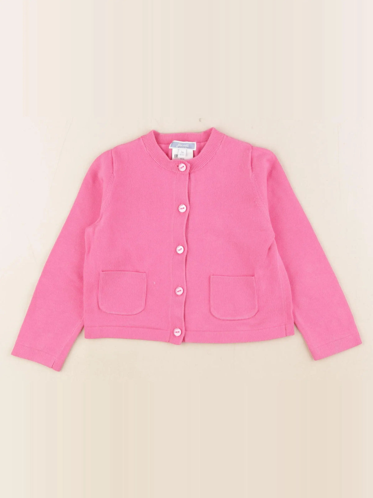 Jacadi - gilet rose - 3 ans