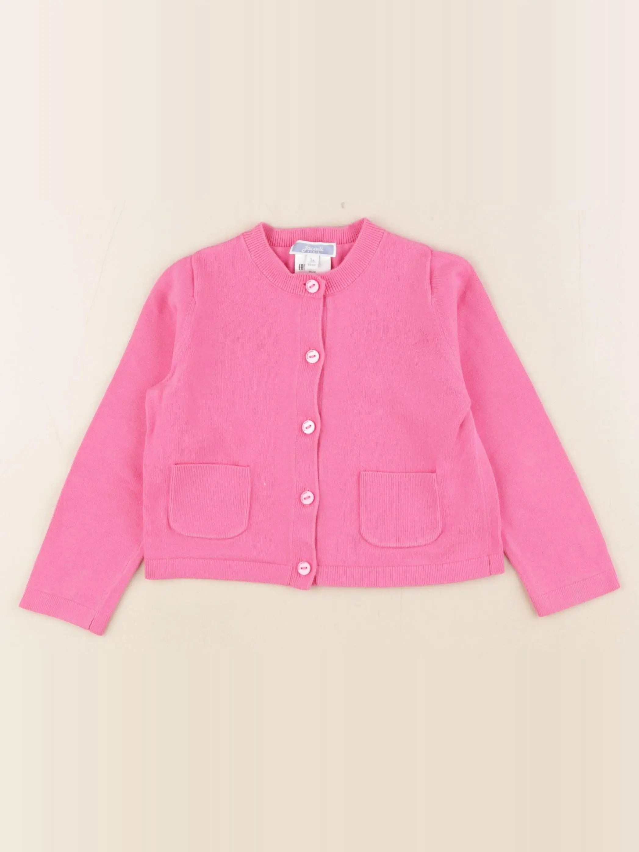 Jacadi - gilet rose - 3 ans