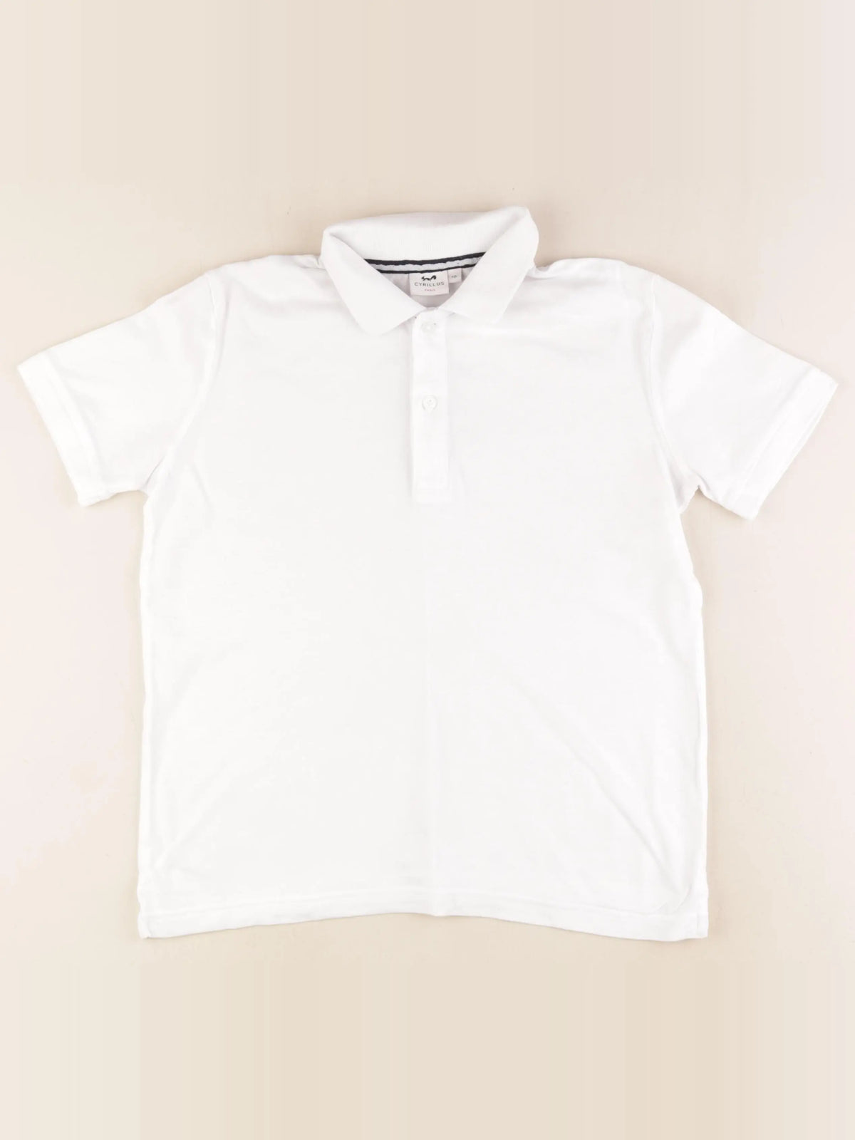 Cyrillus - polo blanc - 10 ans
