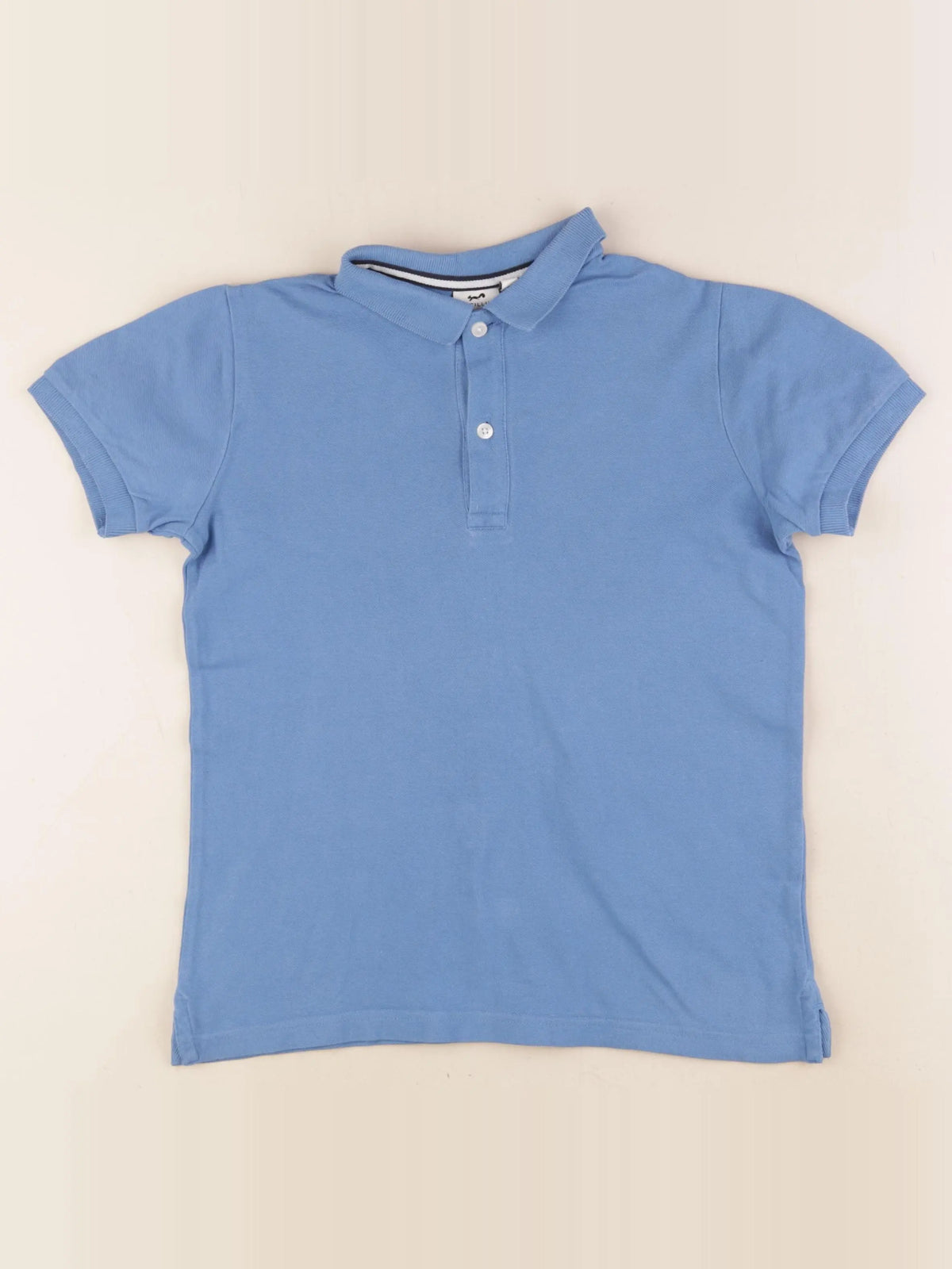 Cyrillus - polo coton bleu - 10 ans