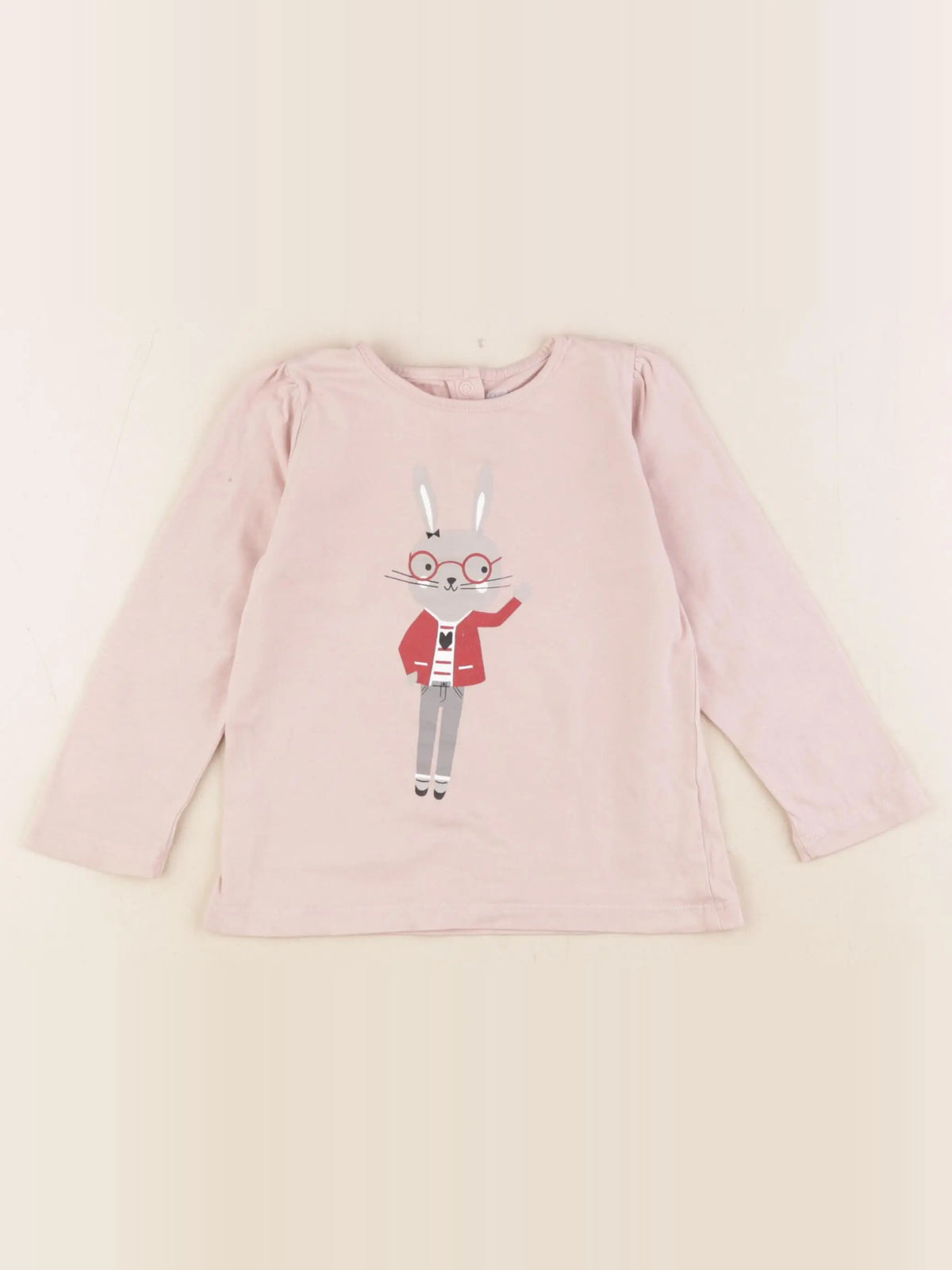 Boutchou - tee-shirt rose - 18 mois