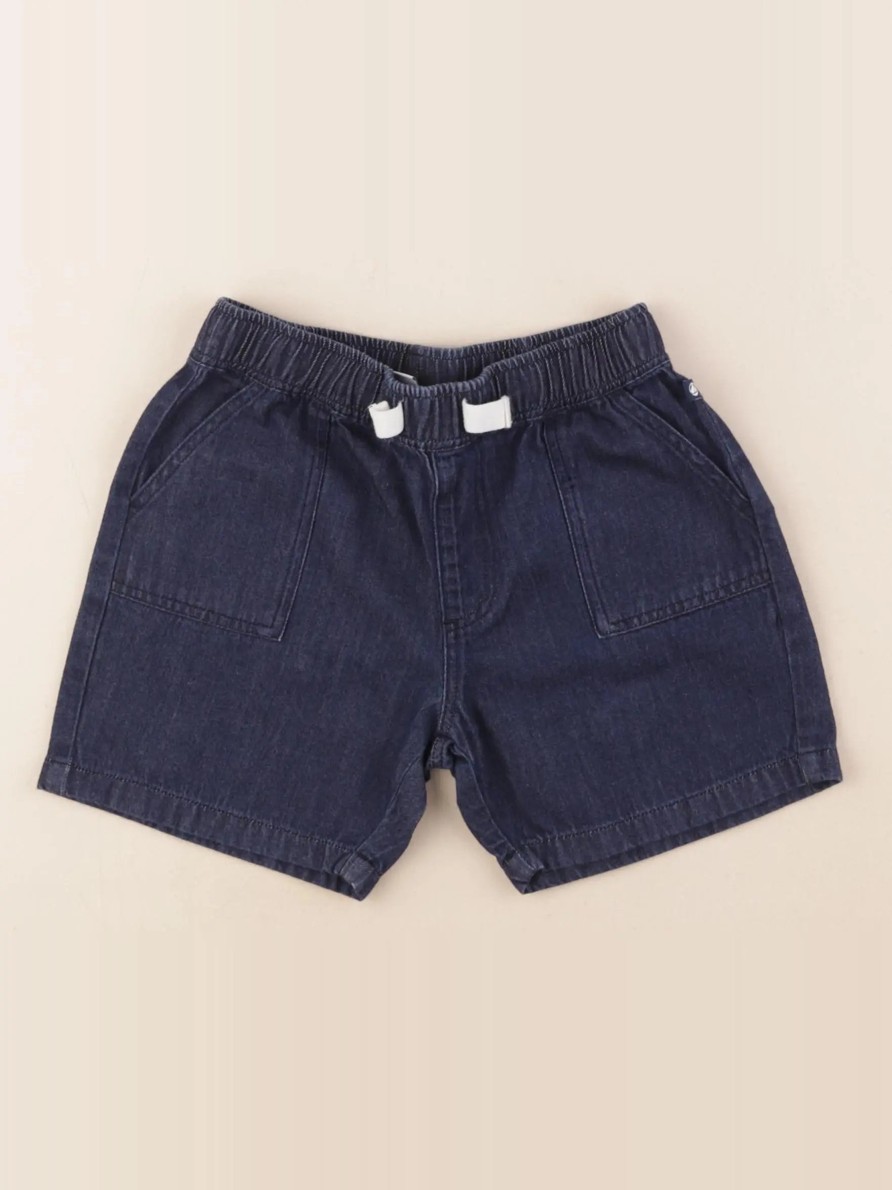 Petit Bateau - short bleu - 4 ans