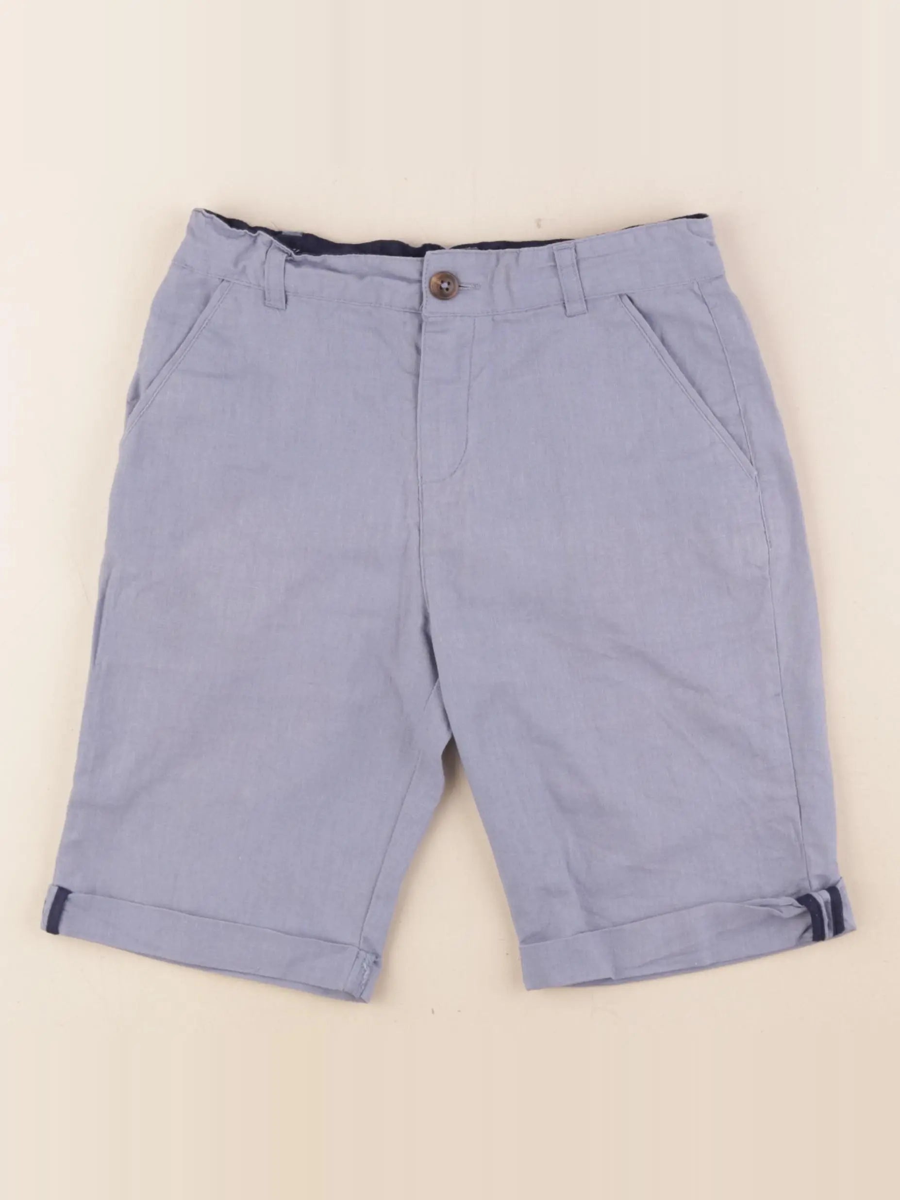 Vertbaudet - short bleu - 8 ans