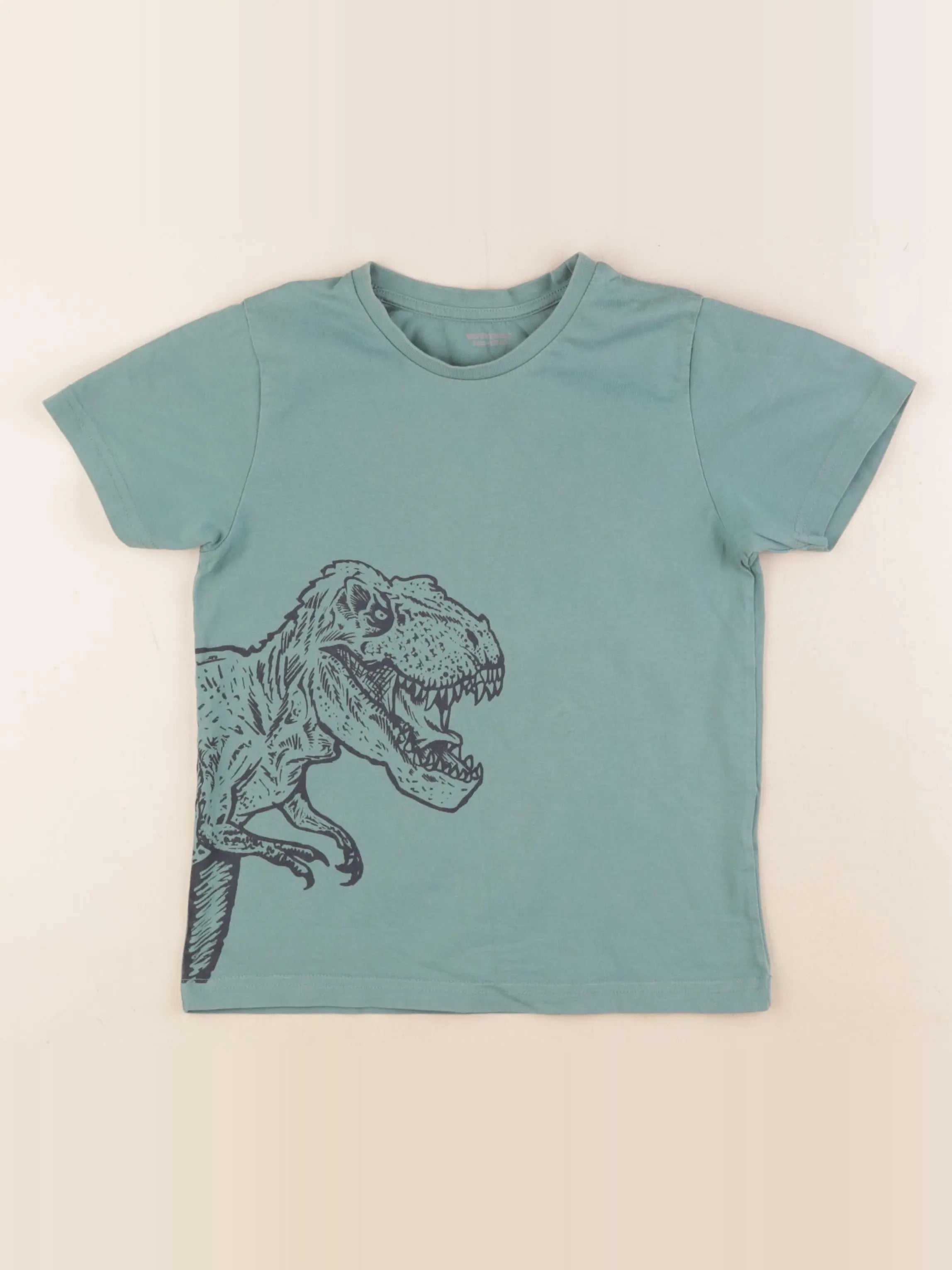 Vertbaudet - tee-shirt vert - 8 ans