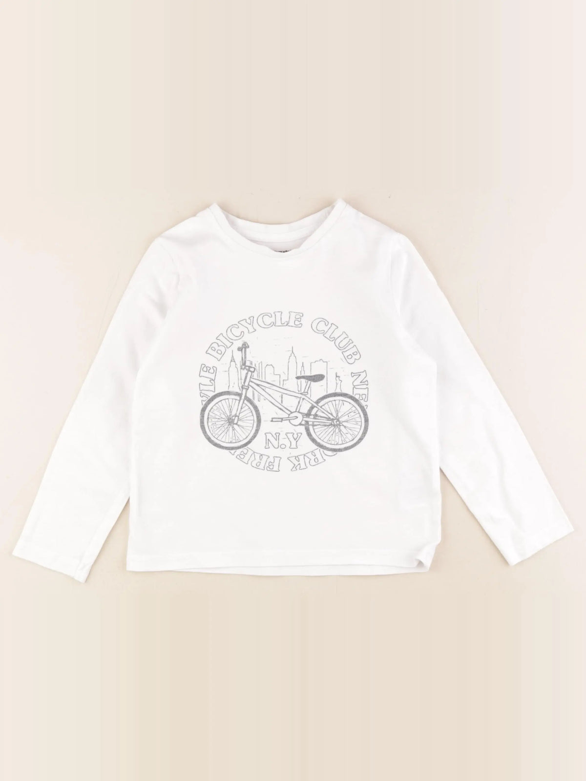 Vertbaudet - tee-shirt blanc - 5 ans