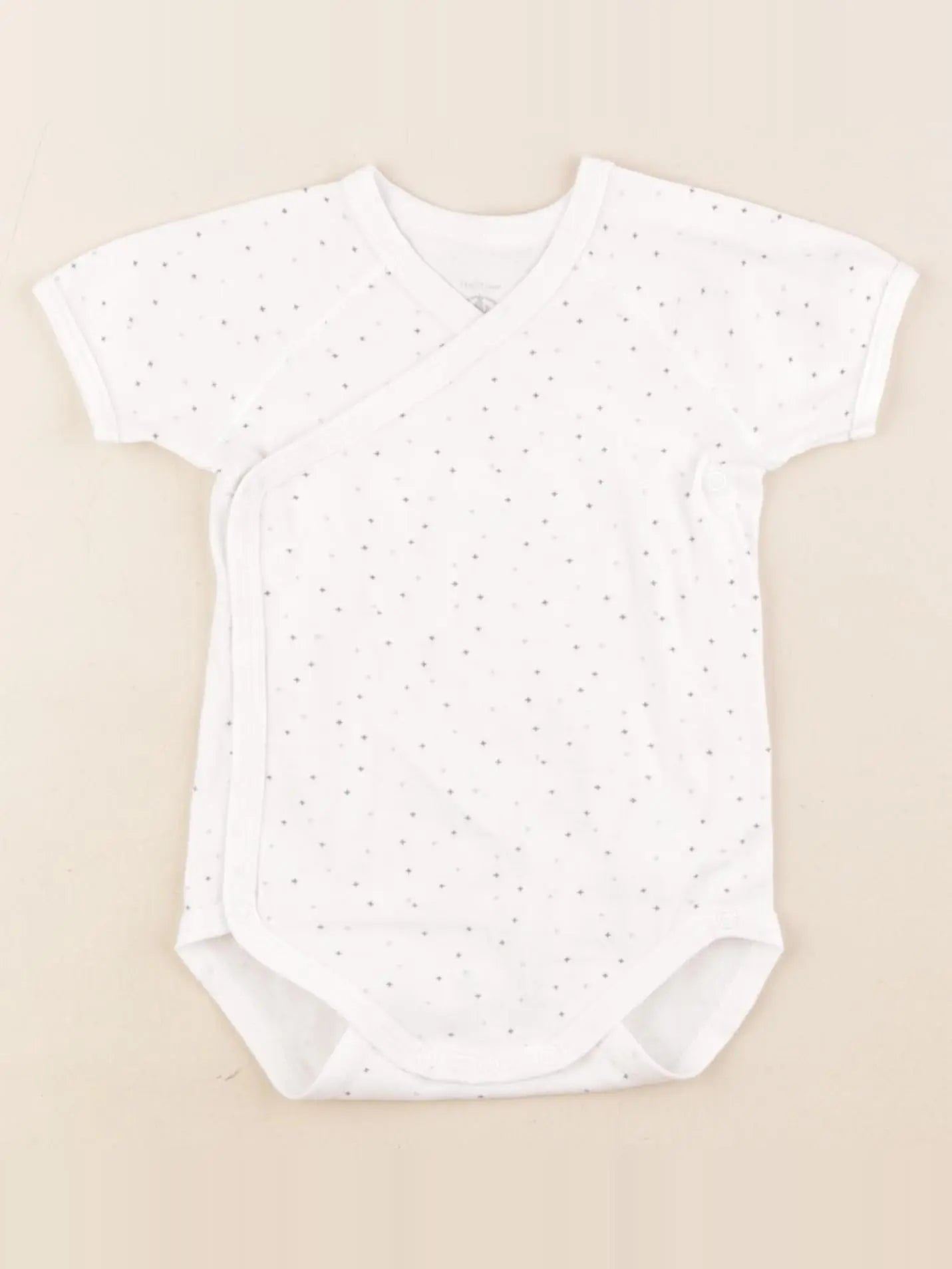 Petit Bateau - body blanc - 12 mois