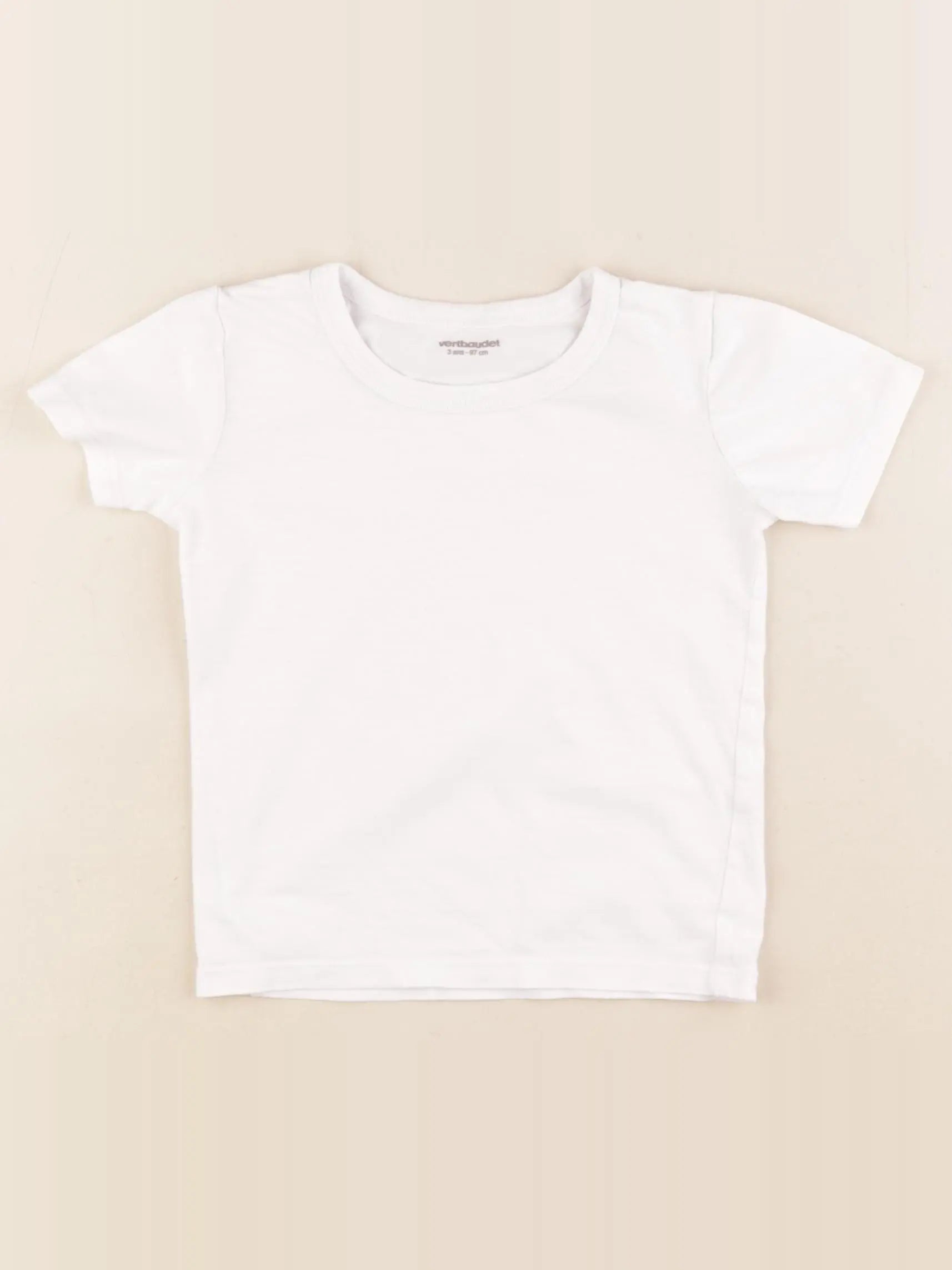 Vertbaudet - maillot de corps blanc - 3 ans