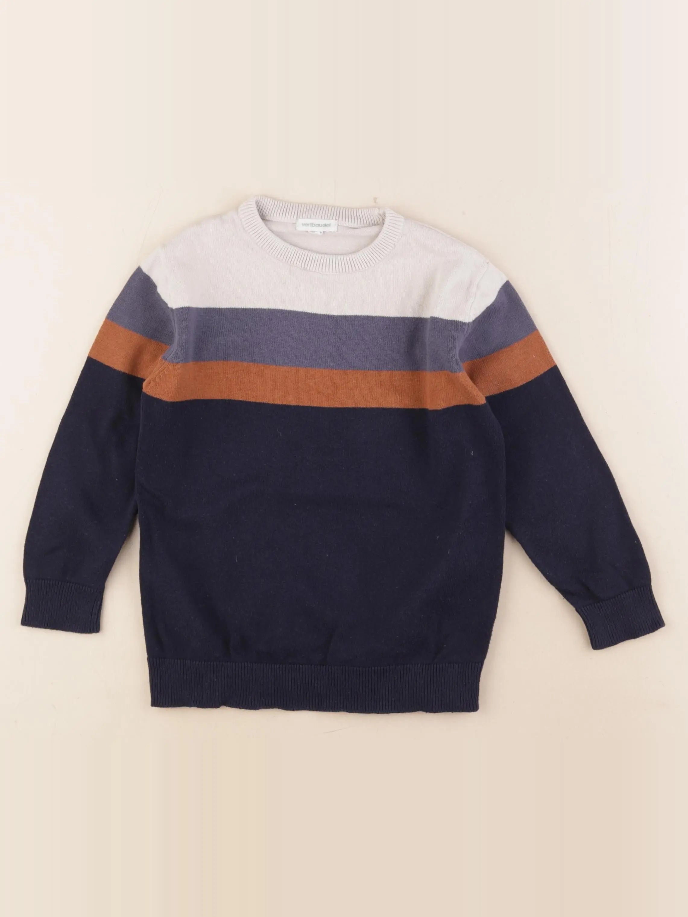 Vertbaudet - pull bleu - 5 ans