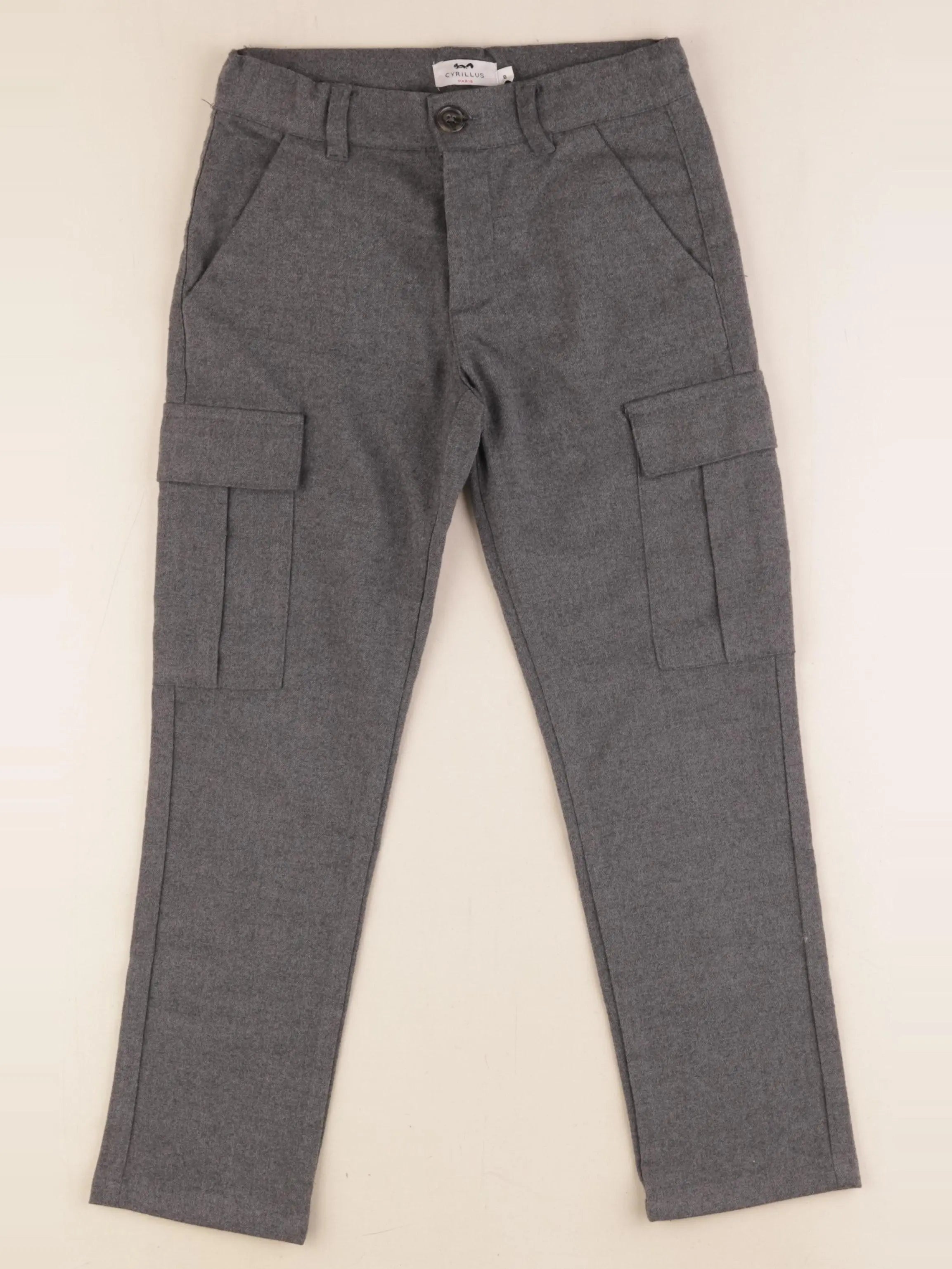 Cyrillus - pantalon gris - 8 ans