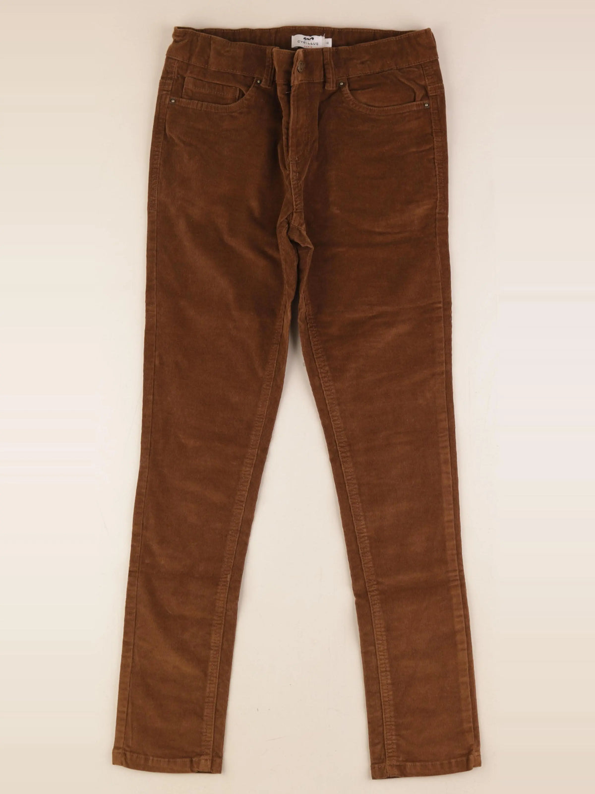 Cyrillus - pantalon marron - 12 ans