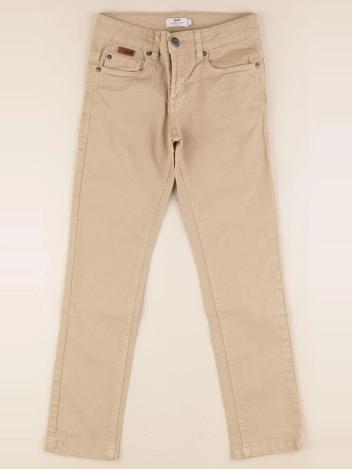 Cyrillus - jean beige - 9 ans