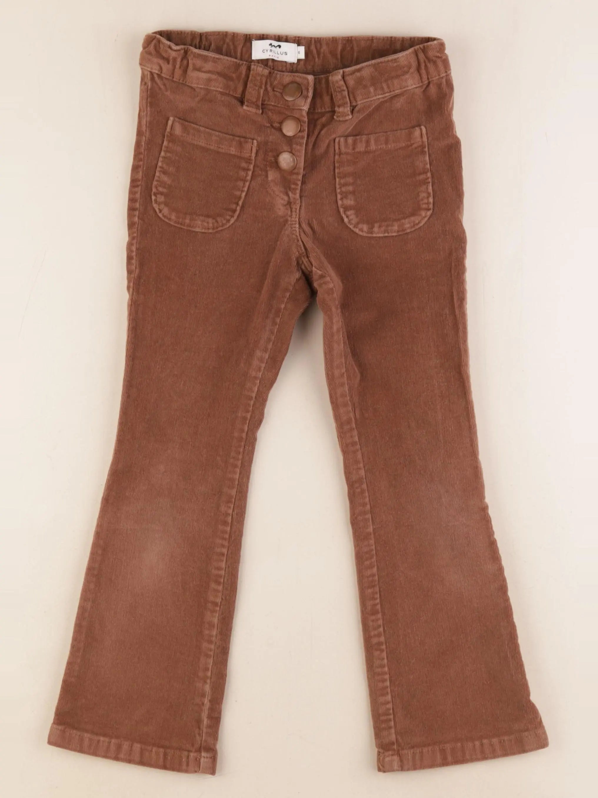 Cyrillus - pantalon marron - 6 ans