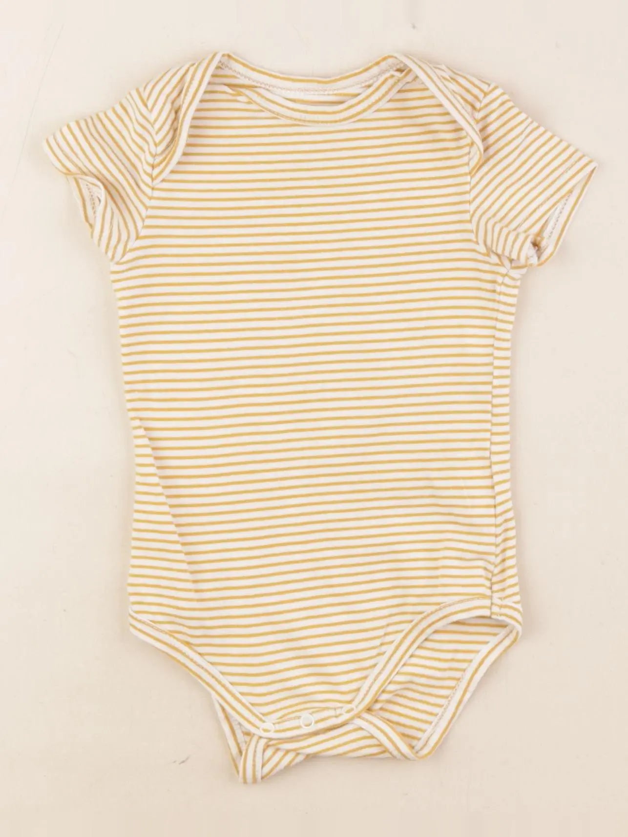 Tape à l'oeil - body jaune, beige - 9 mois