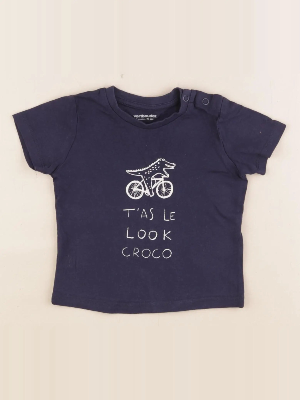 Tape à l'oeil - tee-shirt bleu - 9 mois