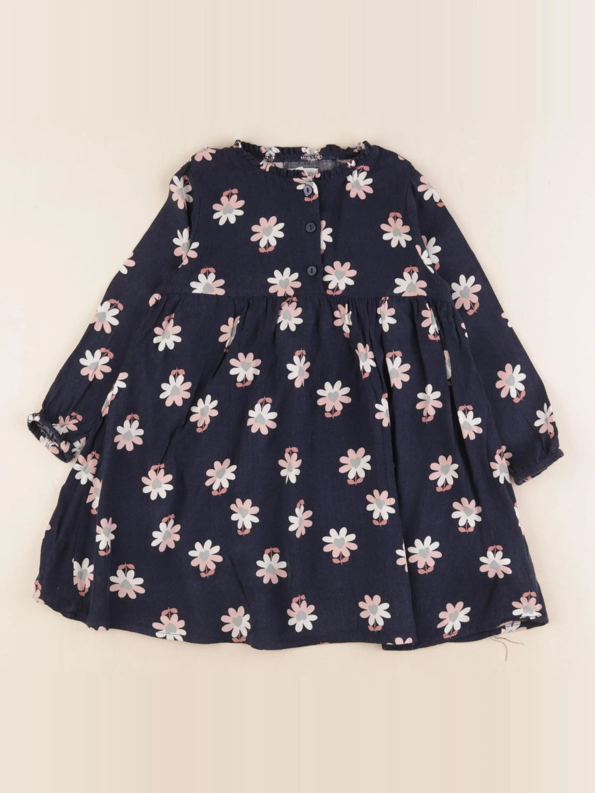 Vertbaudet - robe bleu - 3 ans