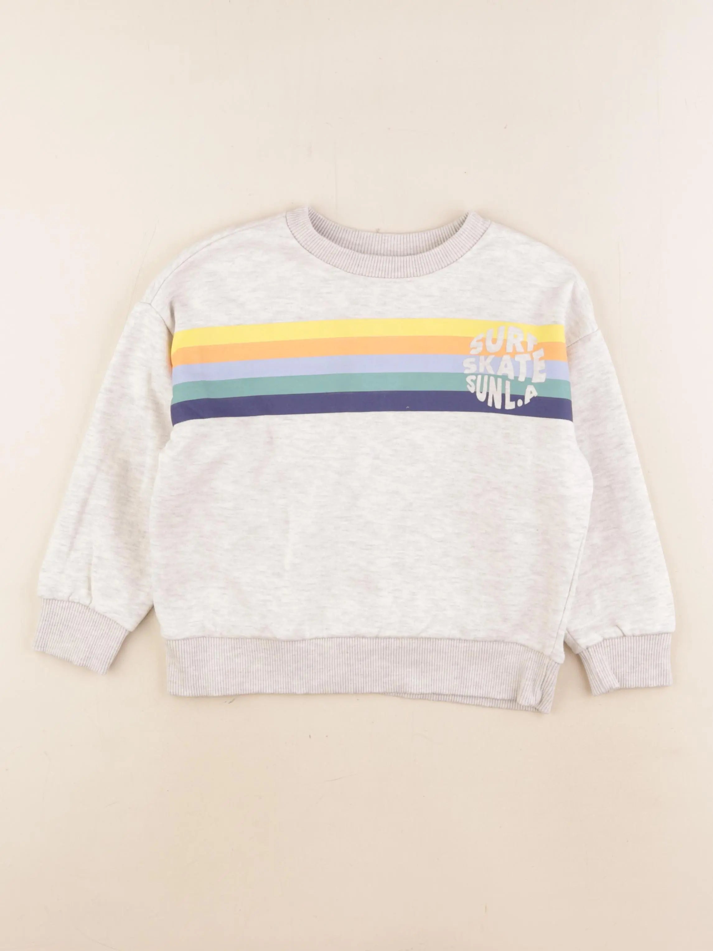 Vertbaudet - sweat gris - 5 ans