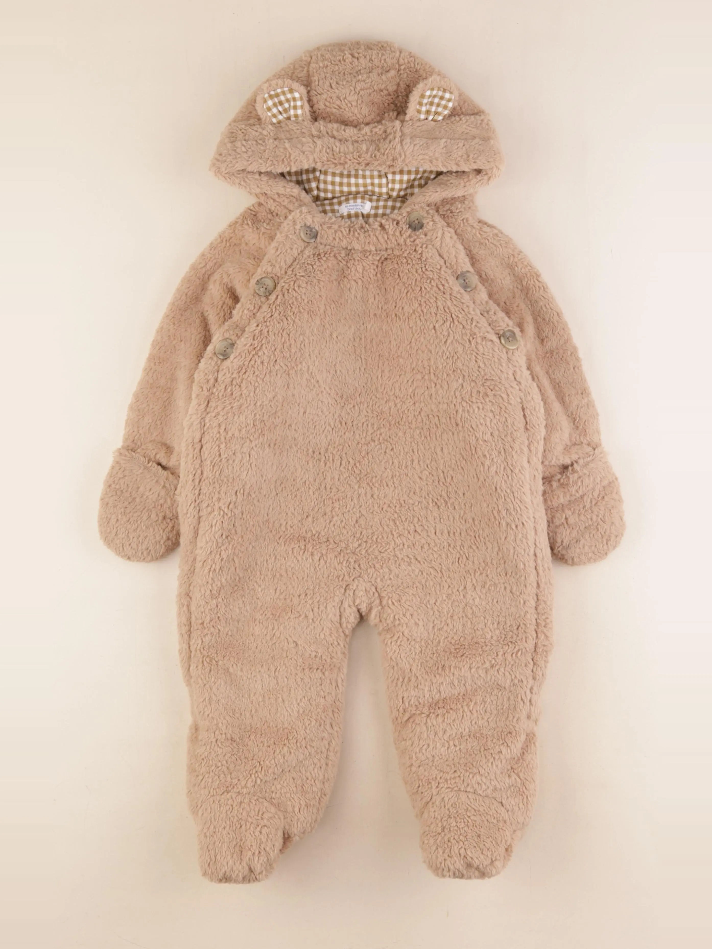 Boutchou - combi-pilote marron - 12 mois