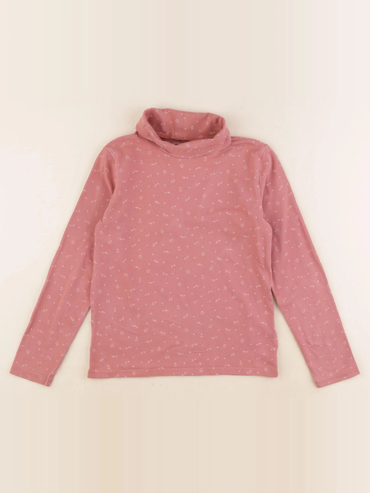 Vertbaudet - sous-pull rose - 8 ans