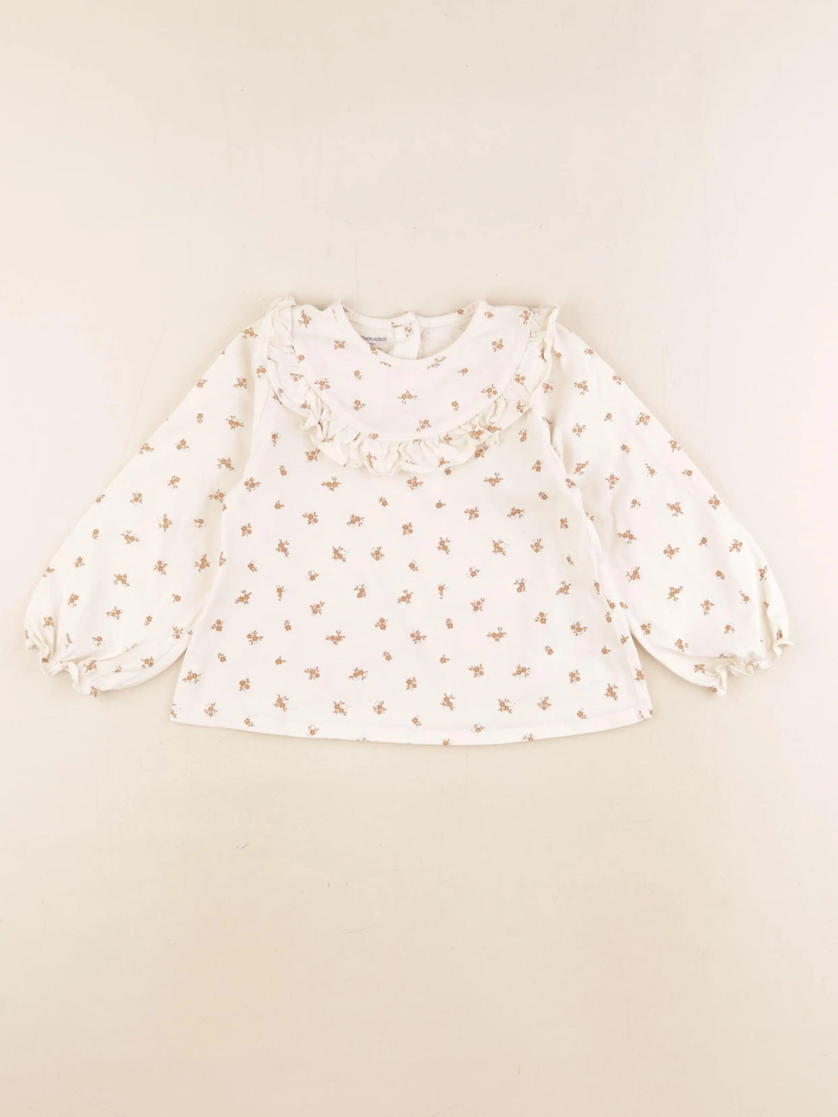 Vertbaudet - tee-shirt beige - 2 ans