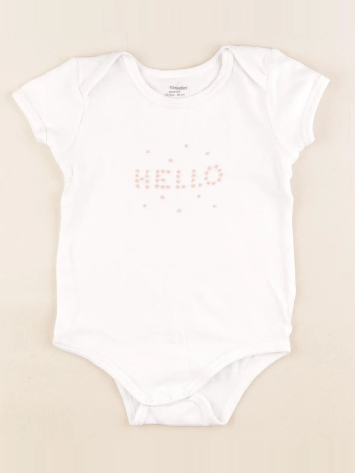 Vertbaudet - body blanc - 2 ans