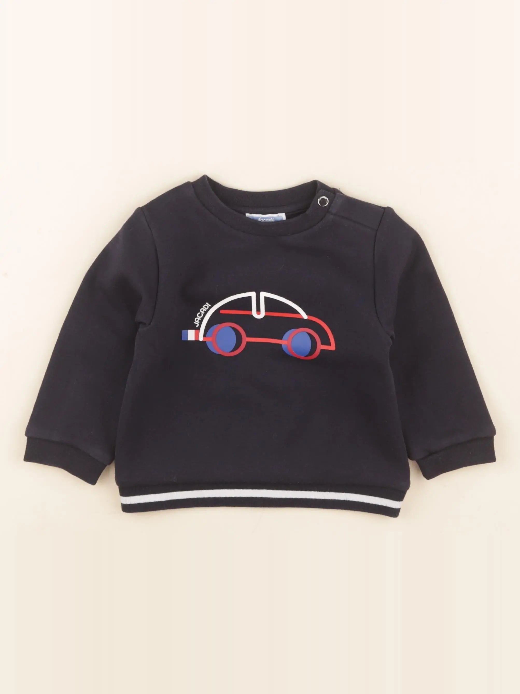 Jacadi - sweat bleu - 18 mois