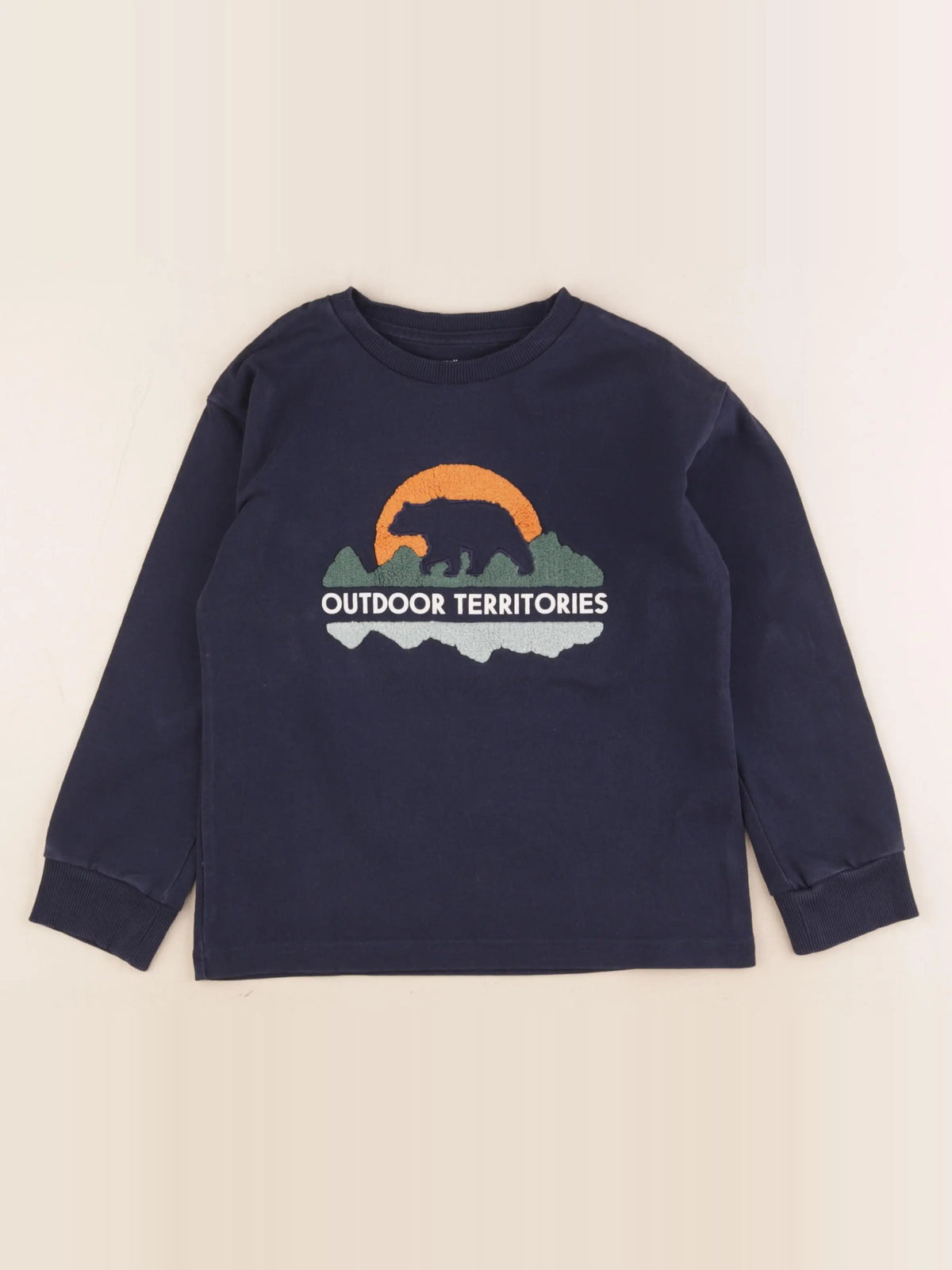 Vertbaudet - tee-shirt bleu - 6 ans