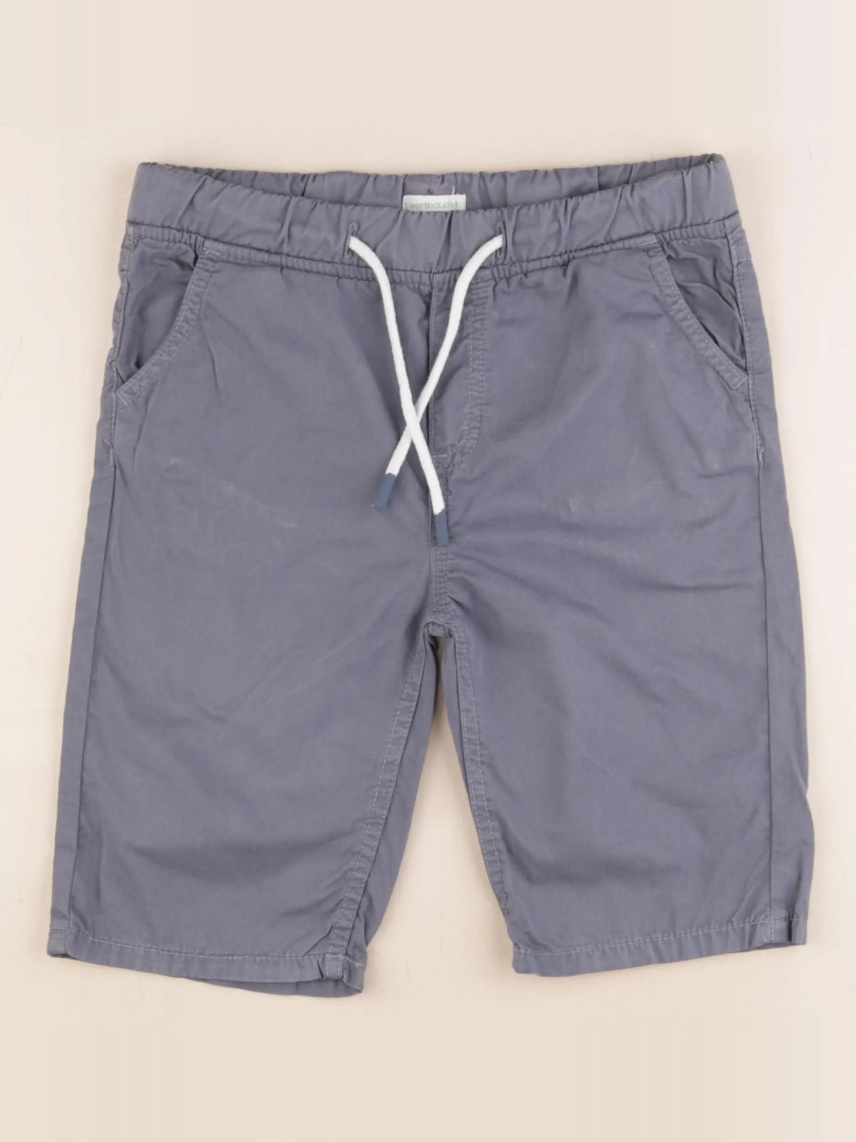 Vertbaudet - short gris - 10 ans