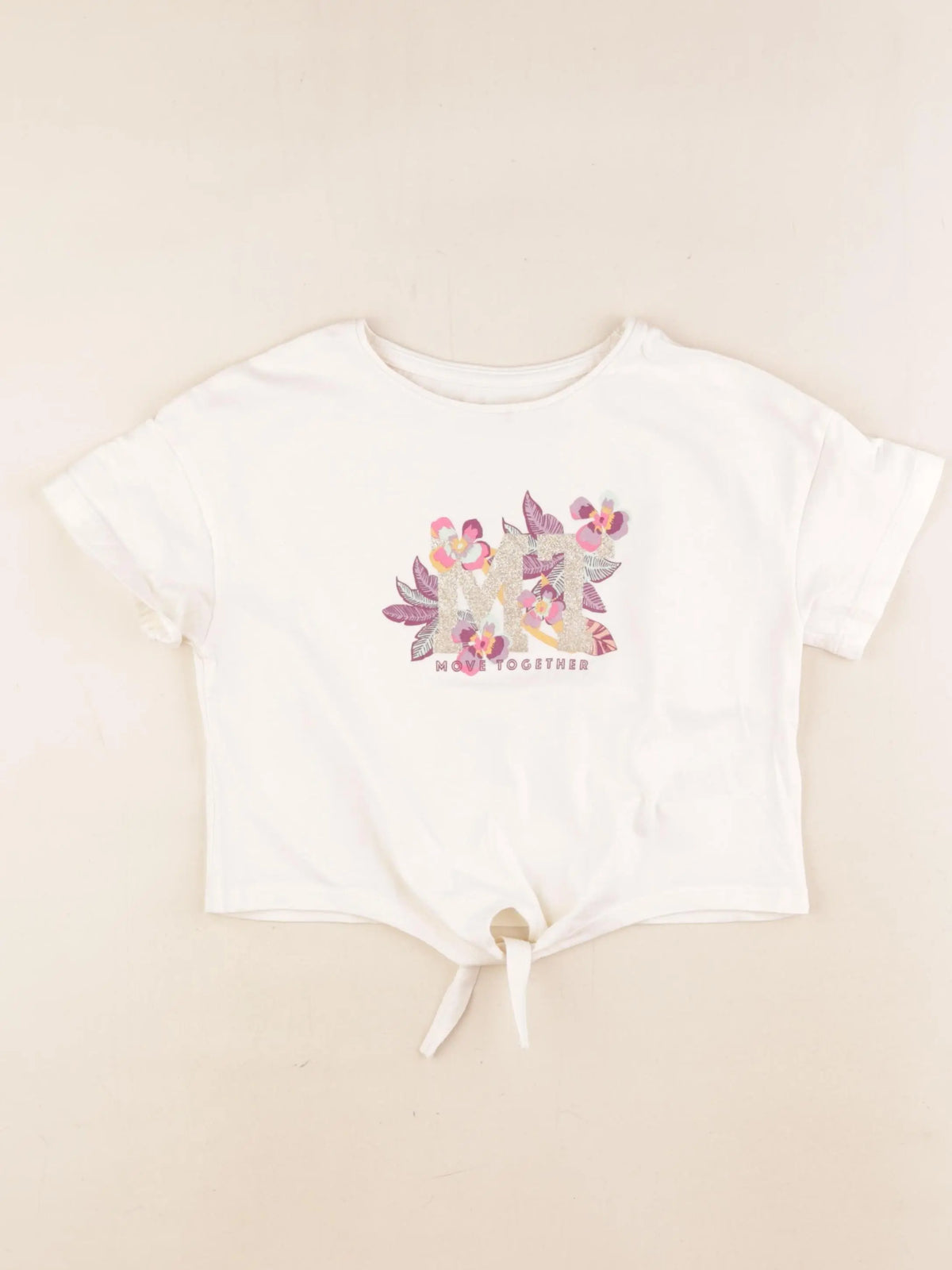 Vertbaudet - tee-shirt blanc - 8 ans