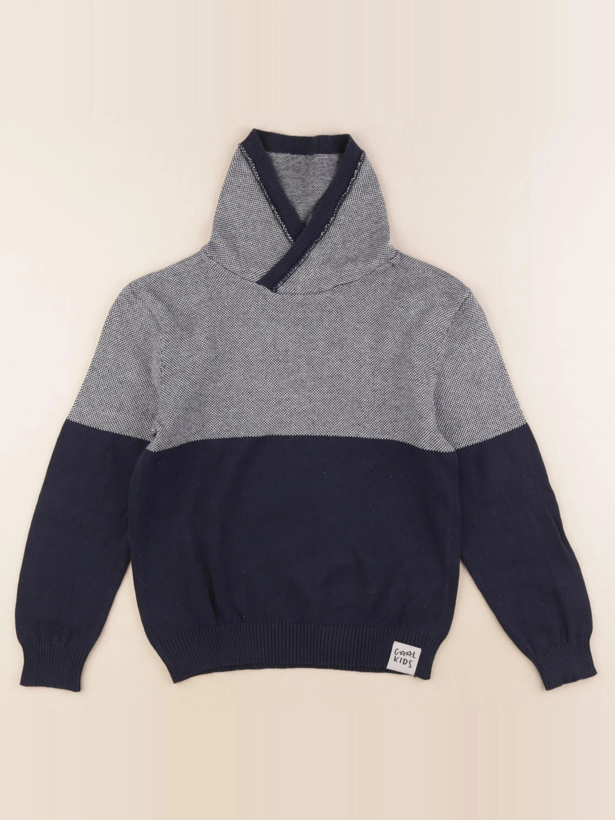 Vertbaudet - pull bleu - 10 ans