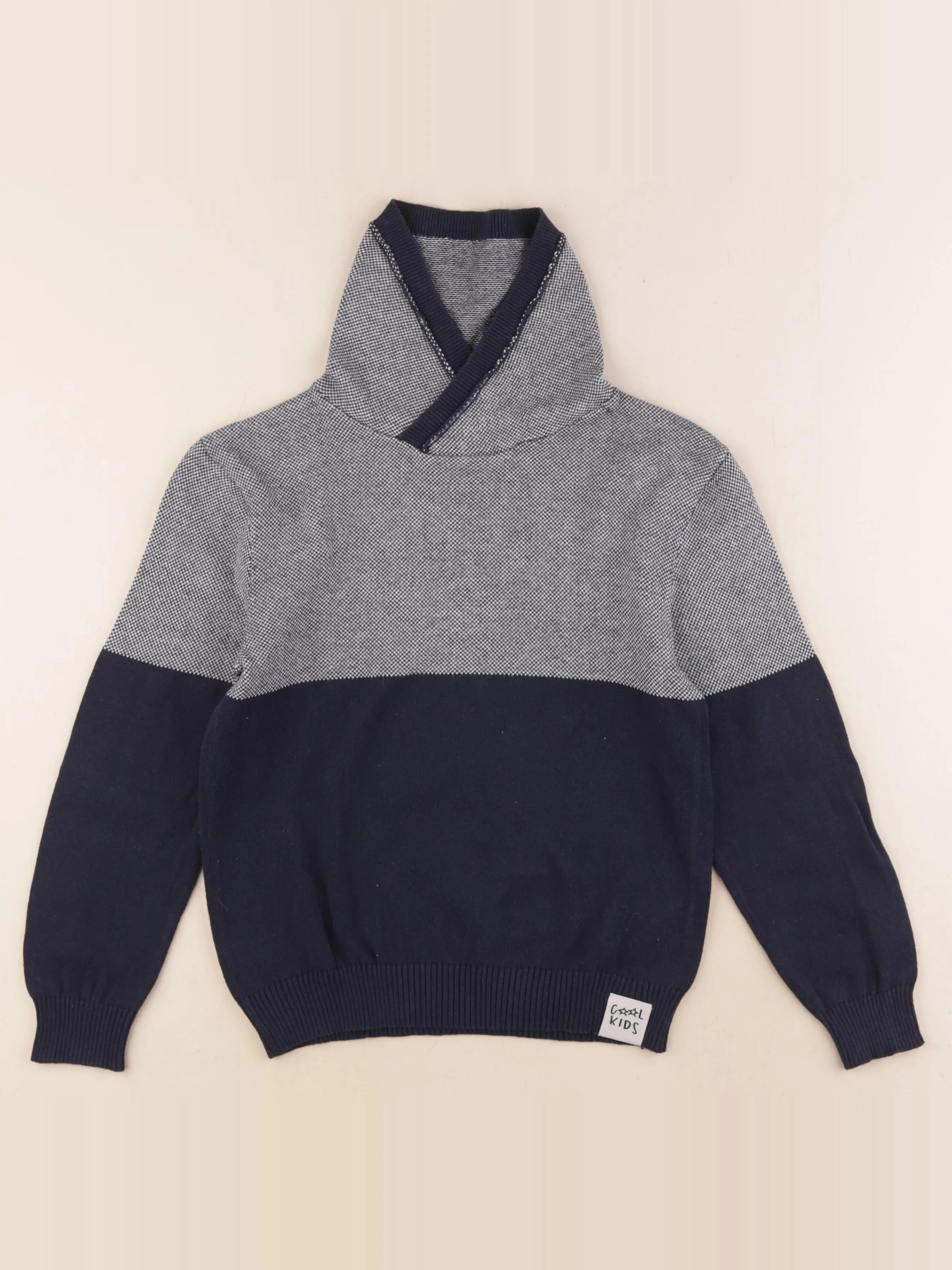 Vertbaudet - pull bleu - 10 ans