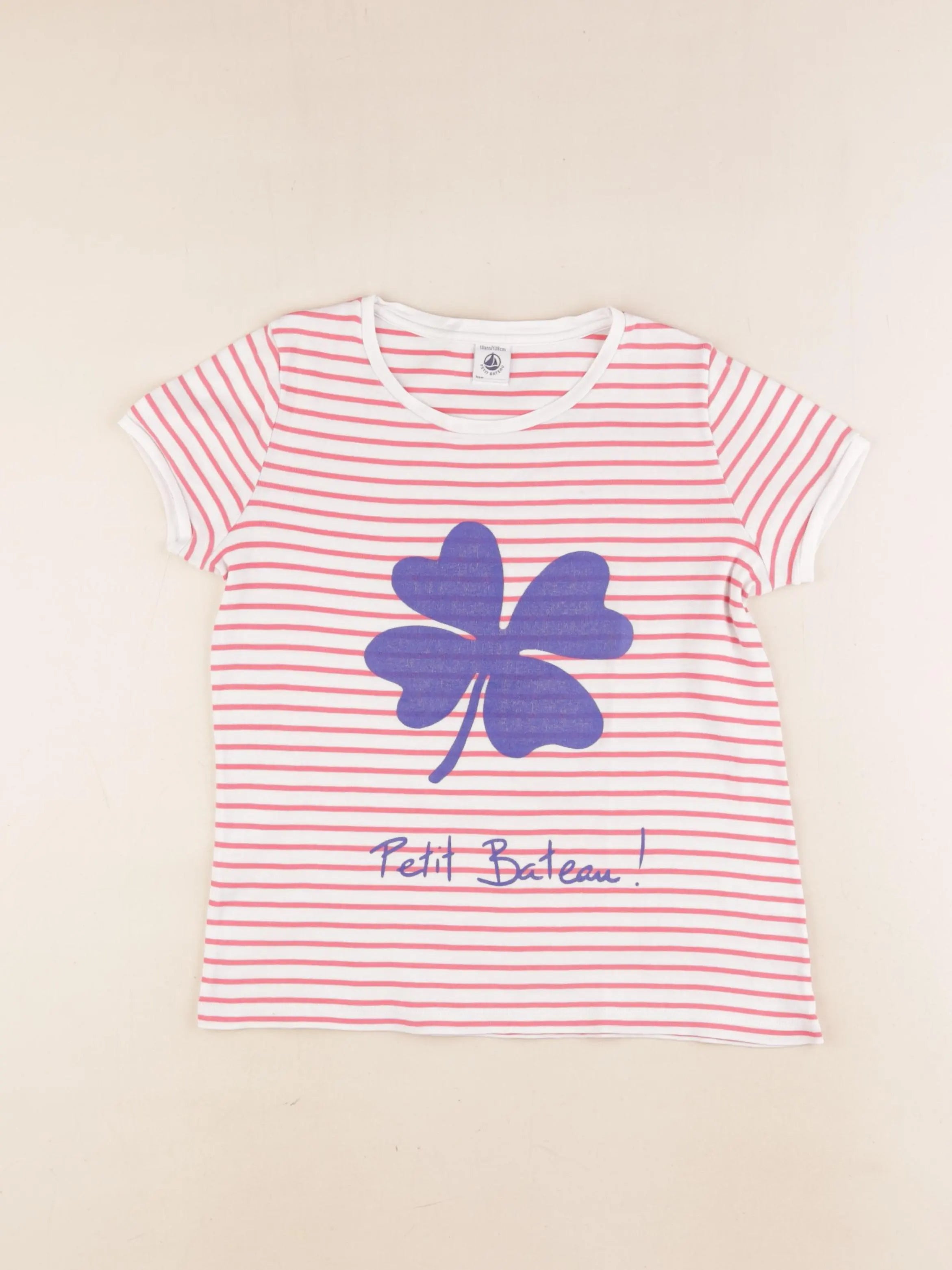 Petit Bateau - tee-shirt rose - 10 ans
